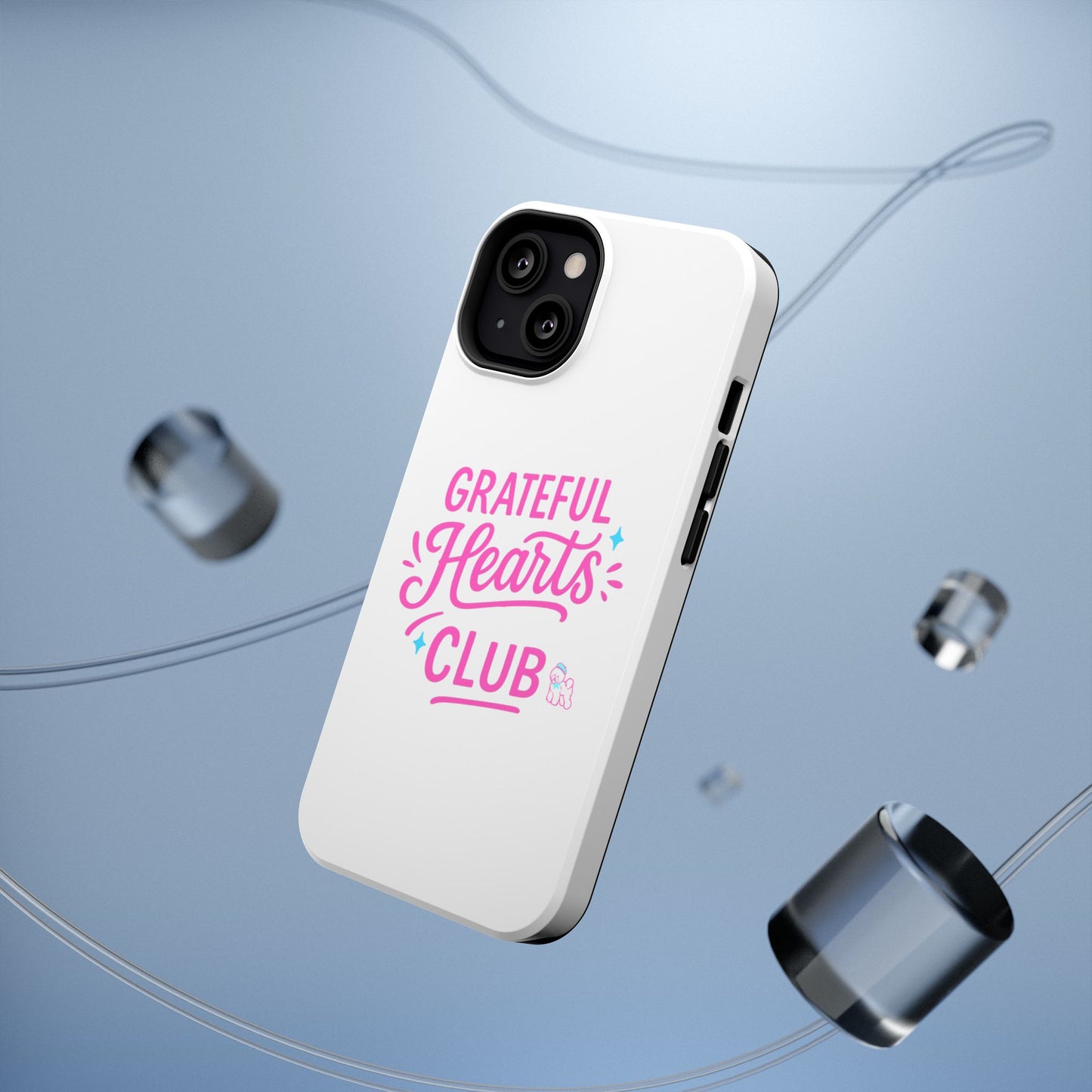 Phone Case — "Grateful Hearts Club" Impact‑Resistant Protective Case