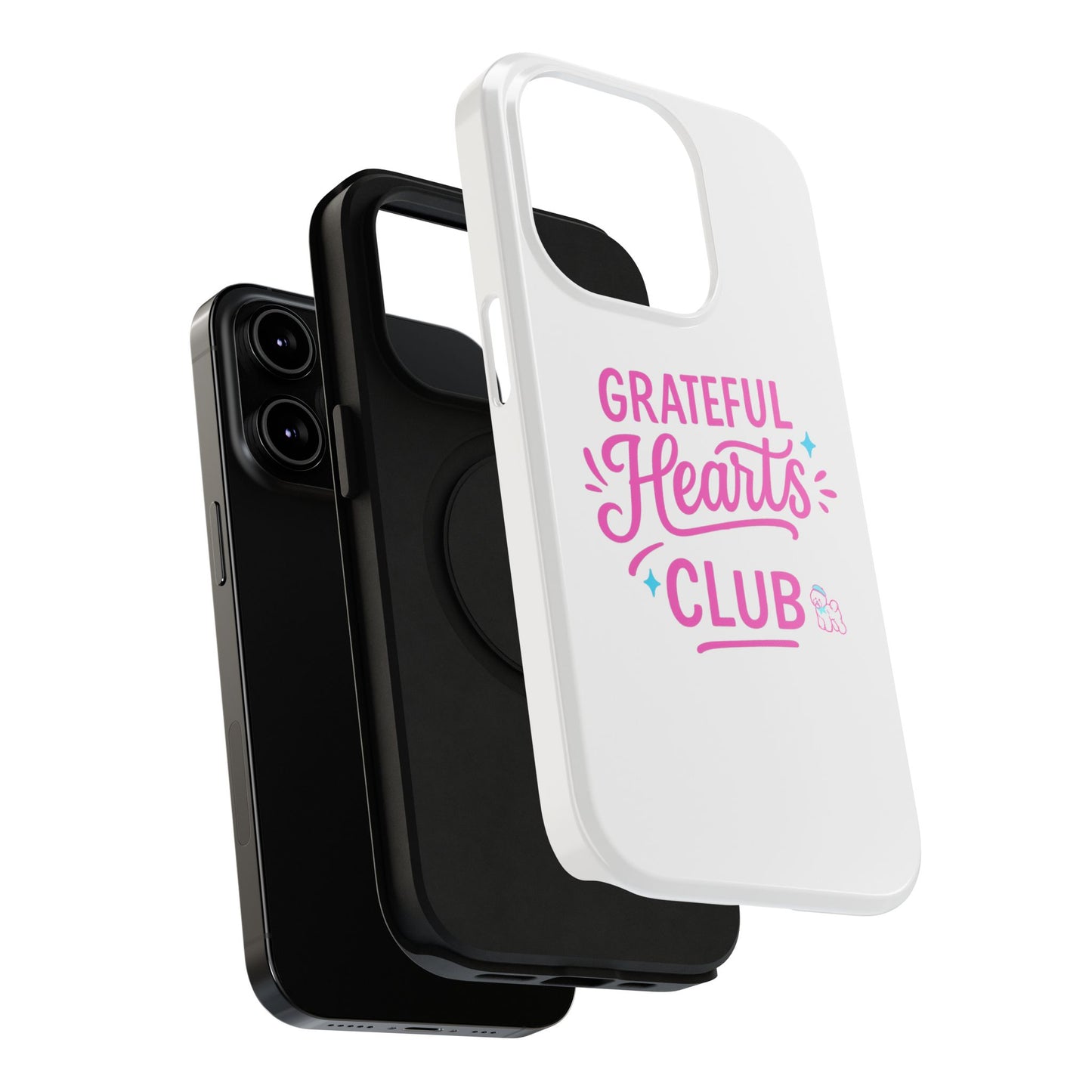 Phone Case — "Grateful Hearts Club" Impact‑Resistant Protective Case