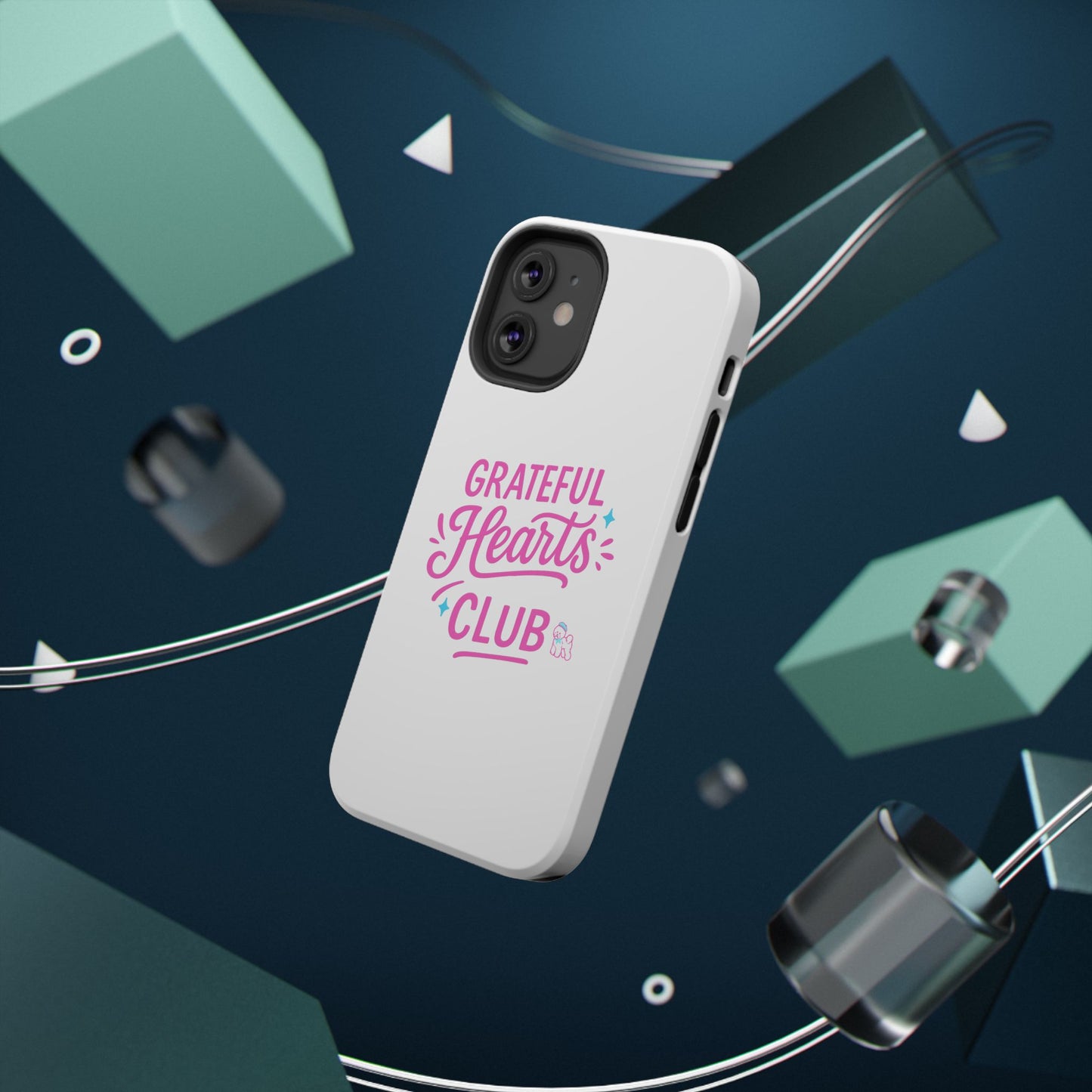 Phone Case — "Grateful Hearts Club" Impact‑Resistant Protective Case
