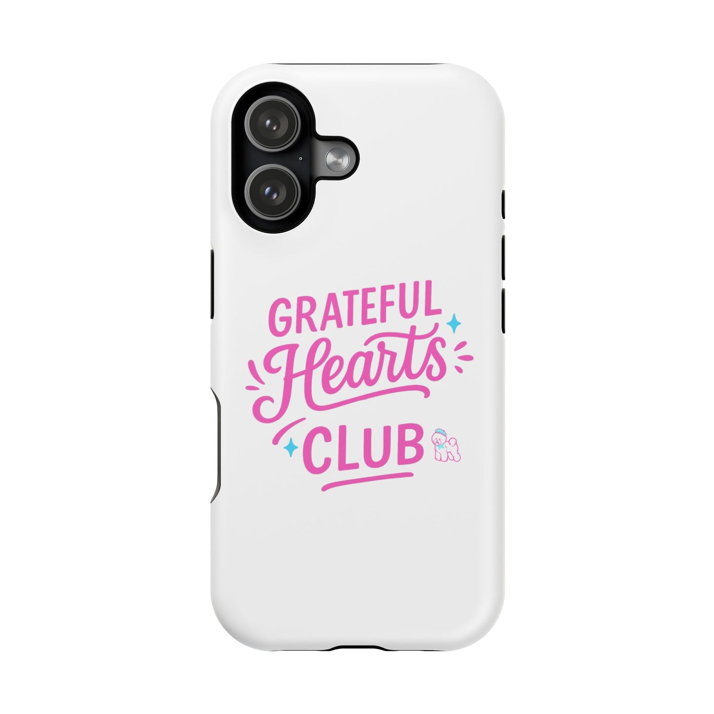 Phone Case — "Grateful Hearts Club" Impact‑Resistant Protective Case