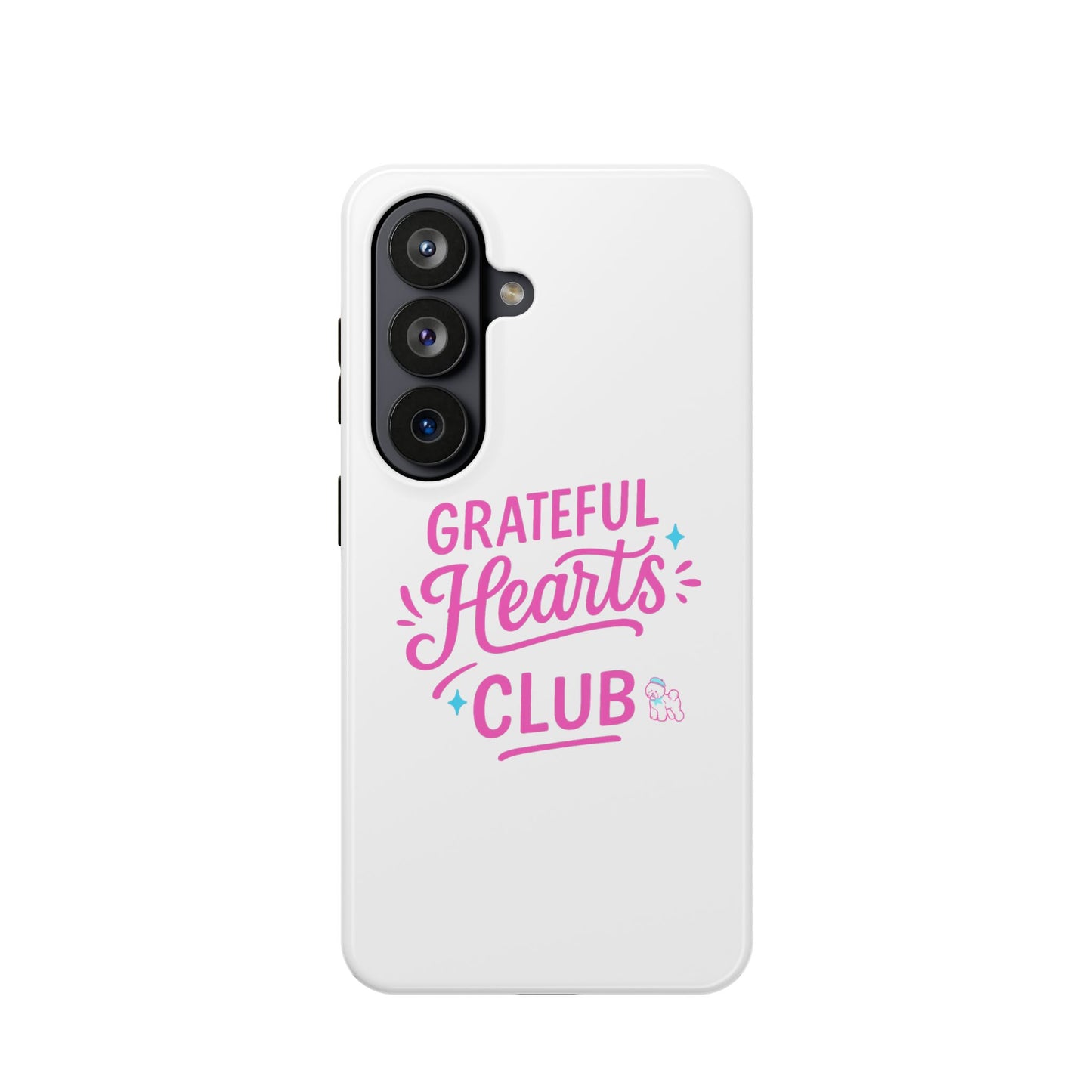 Phone Case — "Grateful Hearts Club" Impact‑Resistant Protective Case