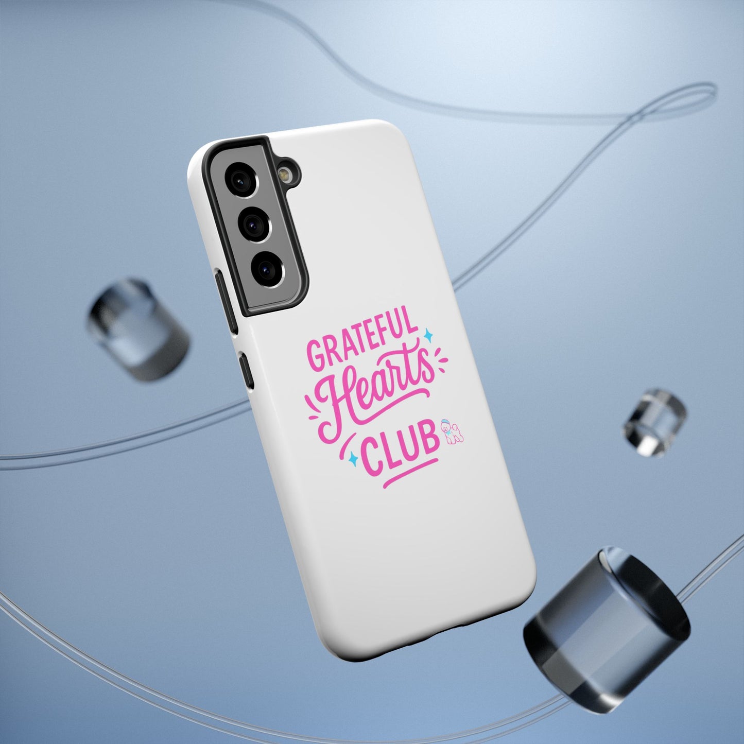 Phone Case — "Grateful Hearts Club" Impact‑Resistant Protective Case