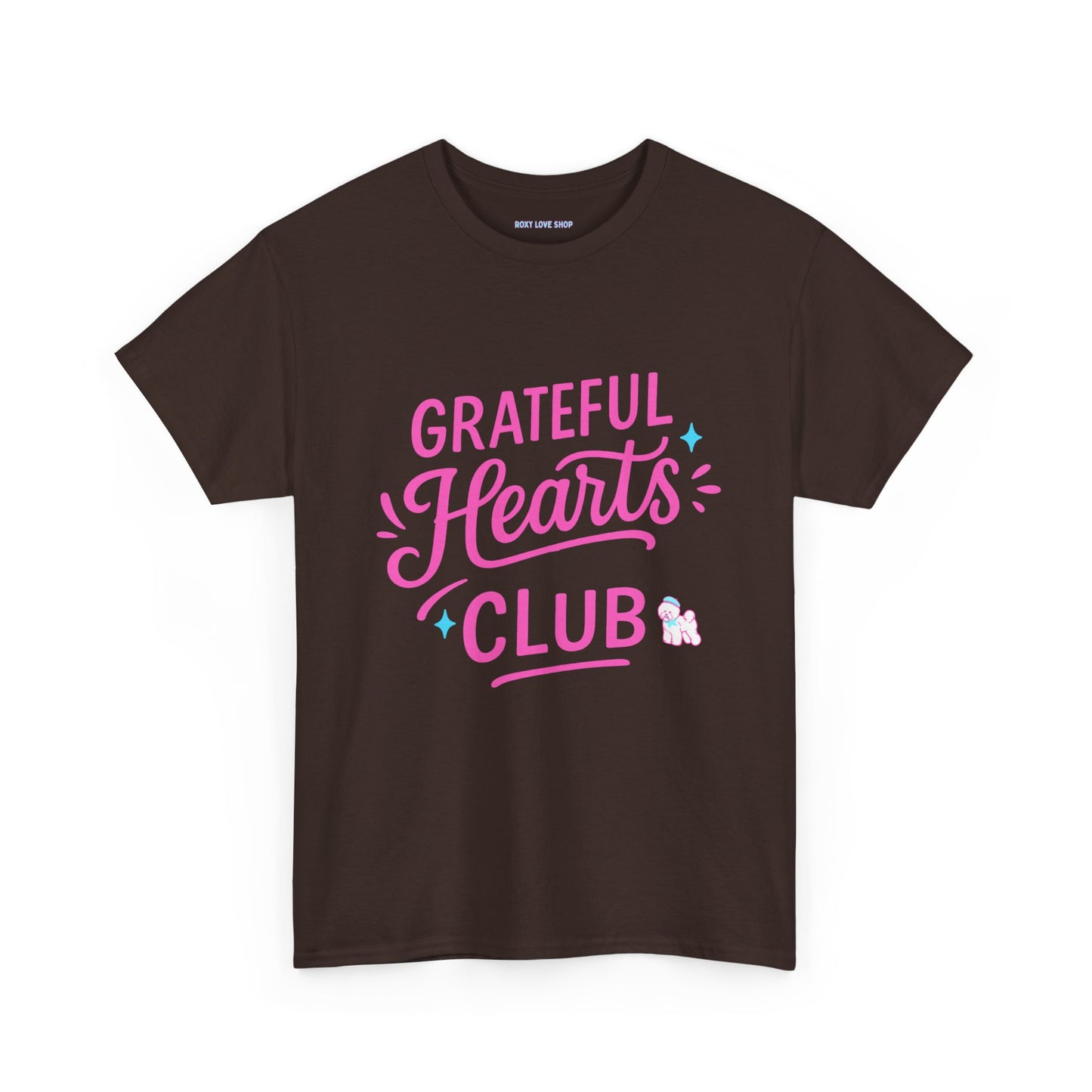 Grateful Hearts Club T-Shirt — Positive Vibes Graphic Tee