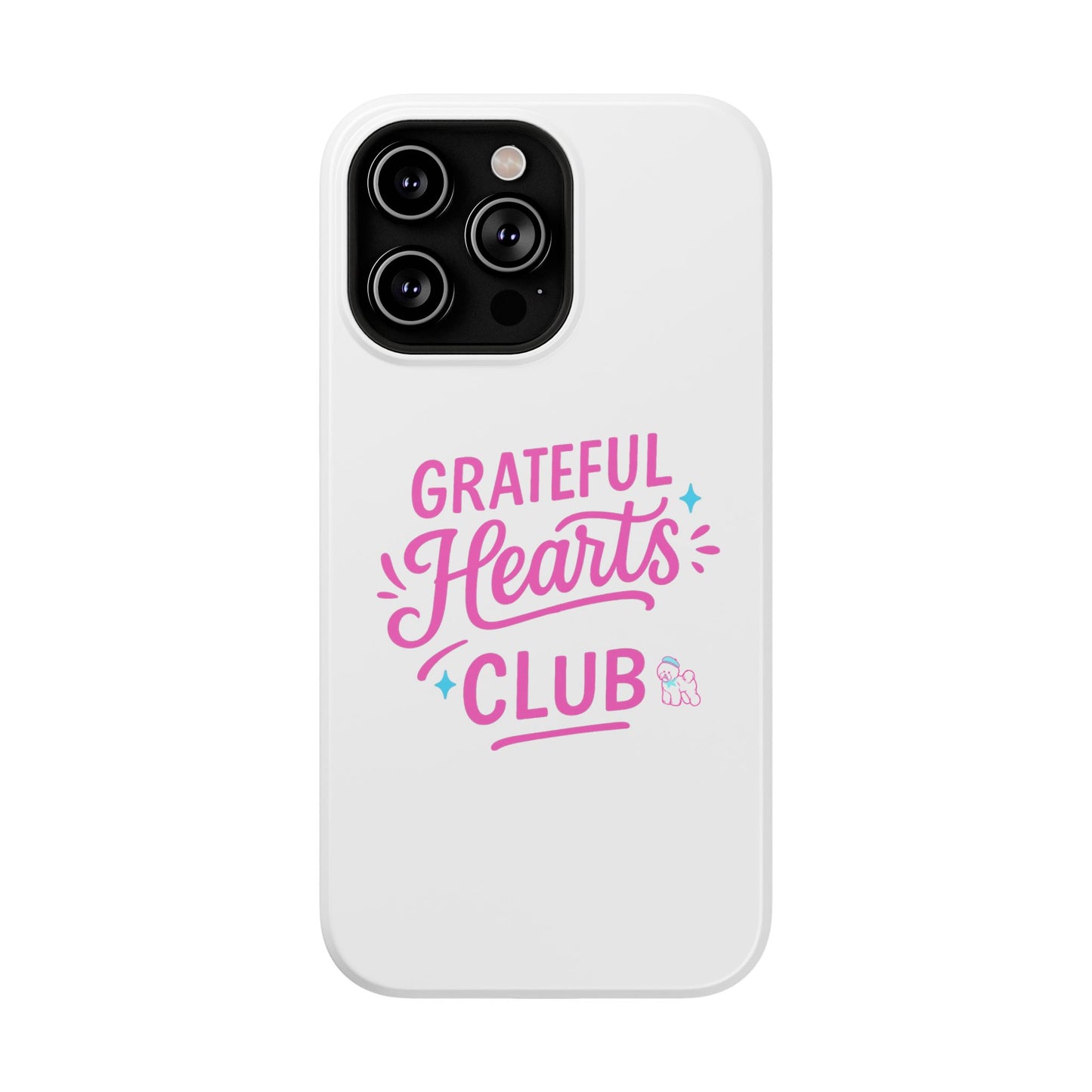Phone Case — "Grateful Hearts Club" Impact‑Resistant Protective Case