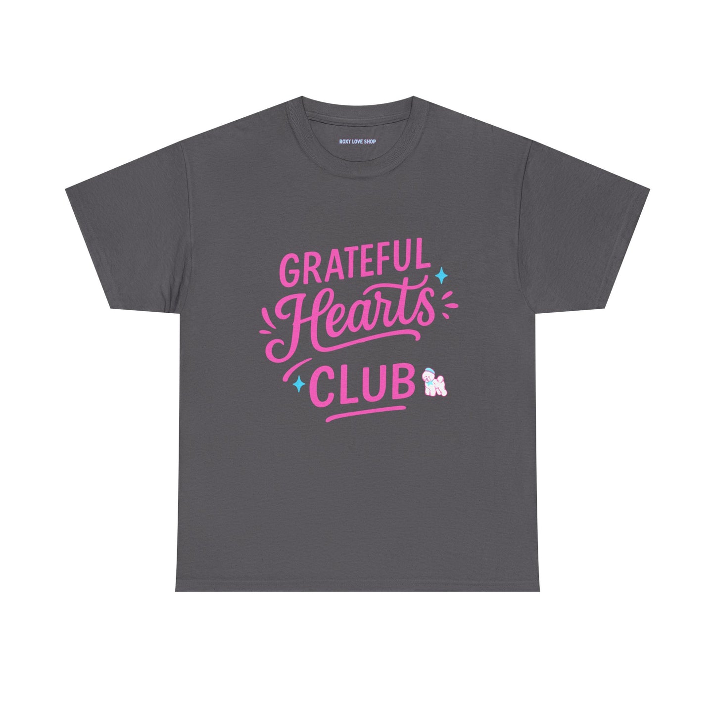 Grateful Hearts Club T-Shirt — Positive Vibes Graphic Tee