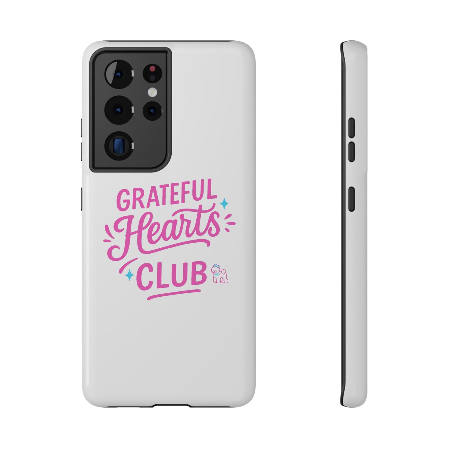 Phone Case — "Grateful Hearts Club" Impact‑Resistant Protective Case