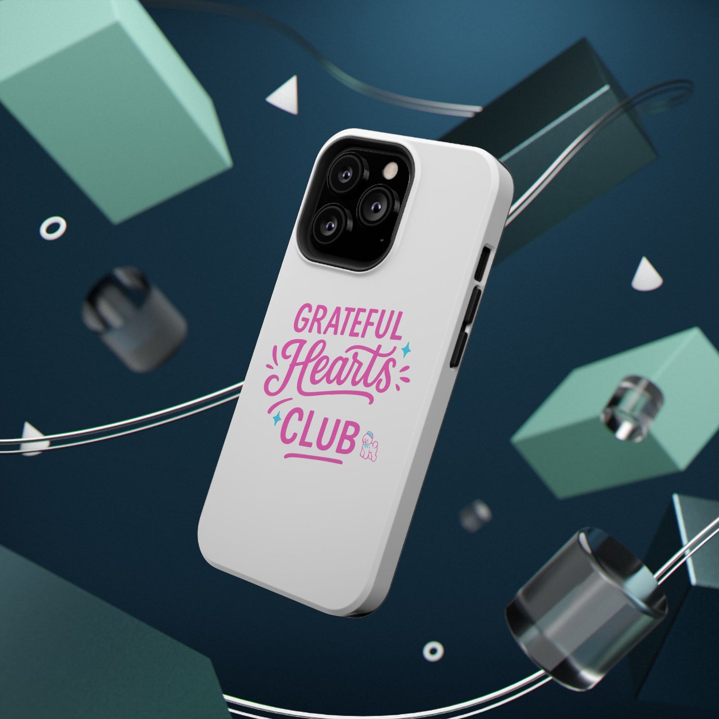 Phone Case — "Grateful Hearts Club" Impact‑Resistant Protective Case