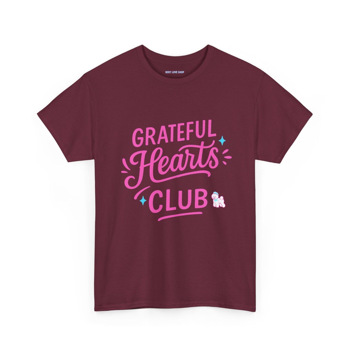 Grateful Hearts Club T-Shirt — Positive Vibes Graphic Tee