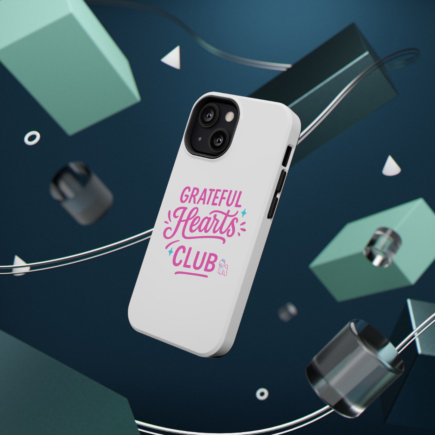 Phone Case — "Grateful Hearts Club" Impact‑Resistant Protective Case