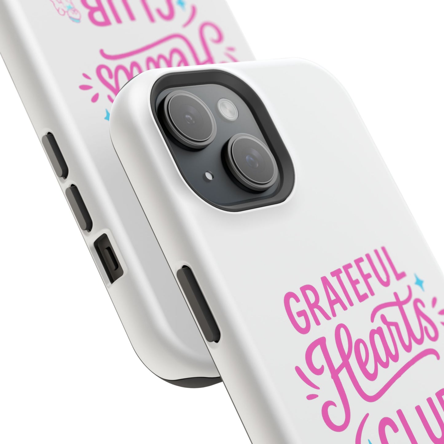 Phone Case — "Grateful Hearts Club" Impact‑Resistant Protective Case