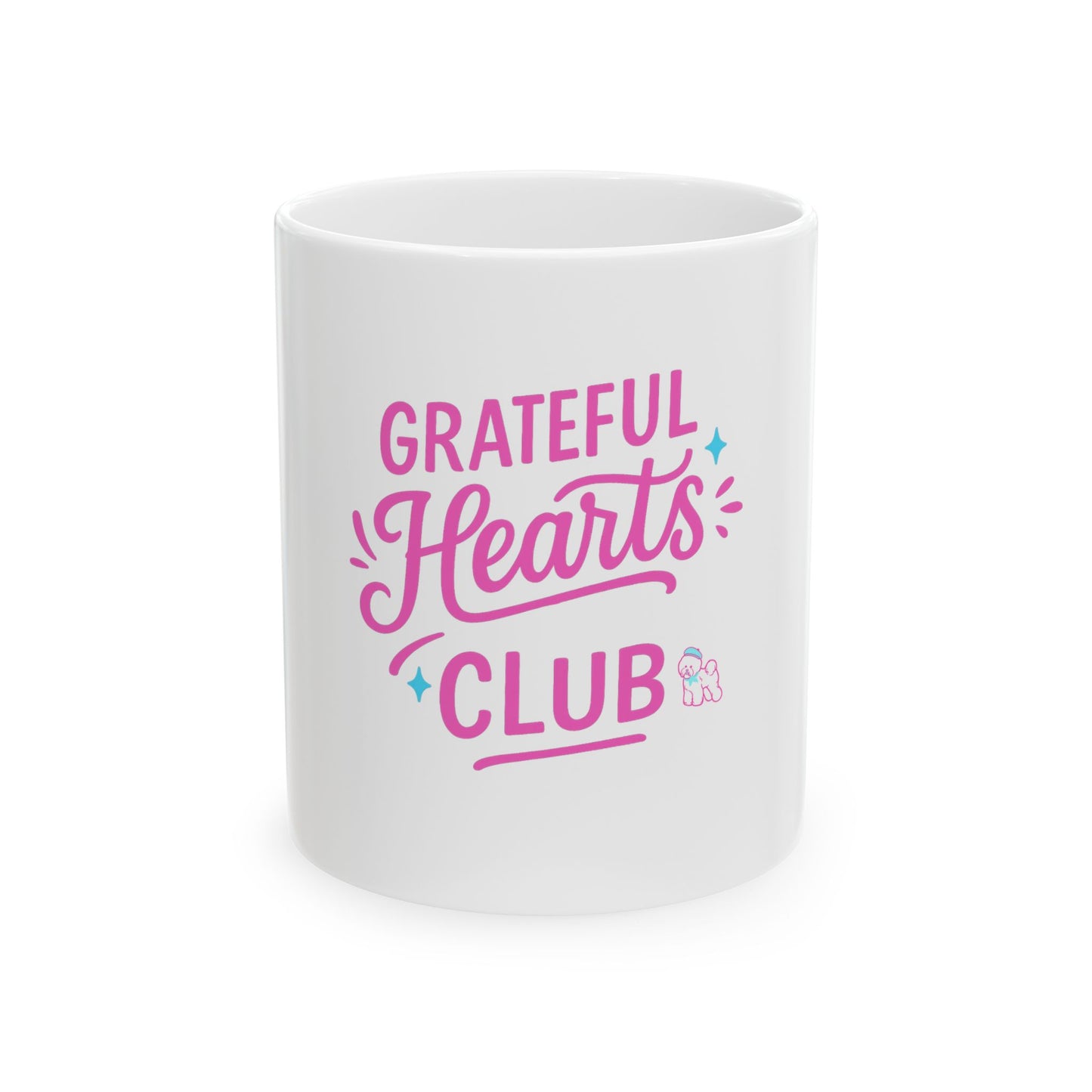 Grateful Hearts Club Ceramic Mug