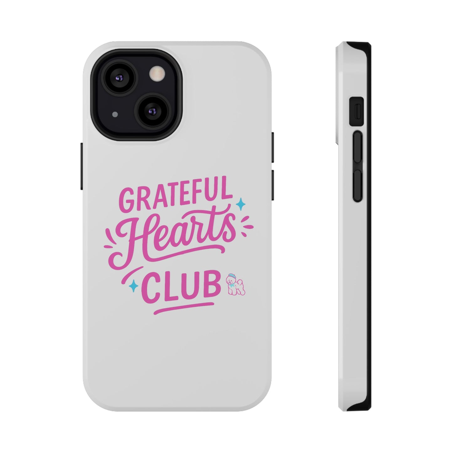 Phone Case — "Grateful Hearts Club" Impact‑Resistant Protective Case