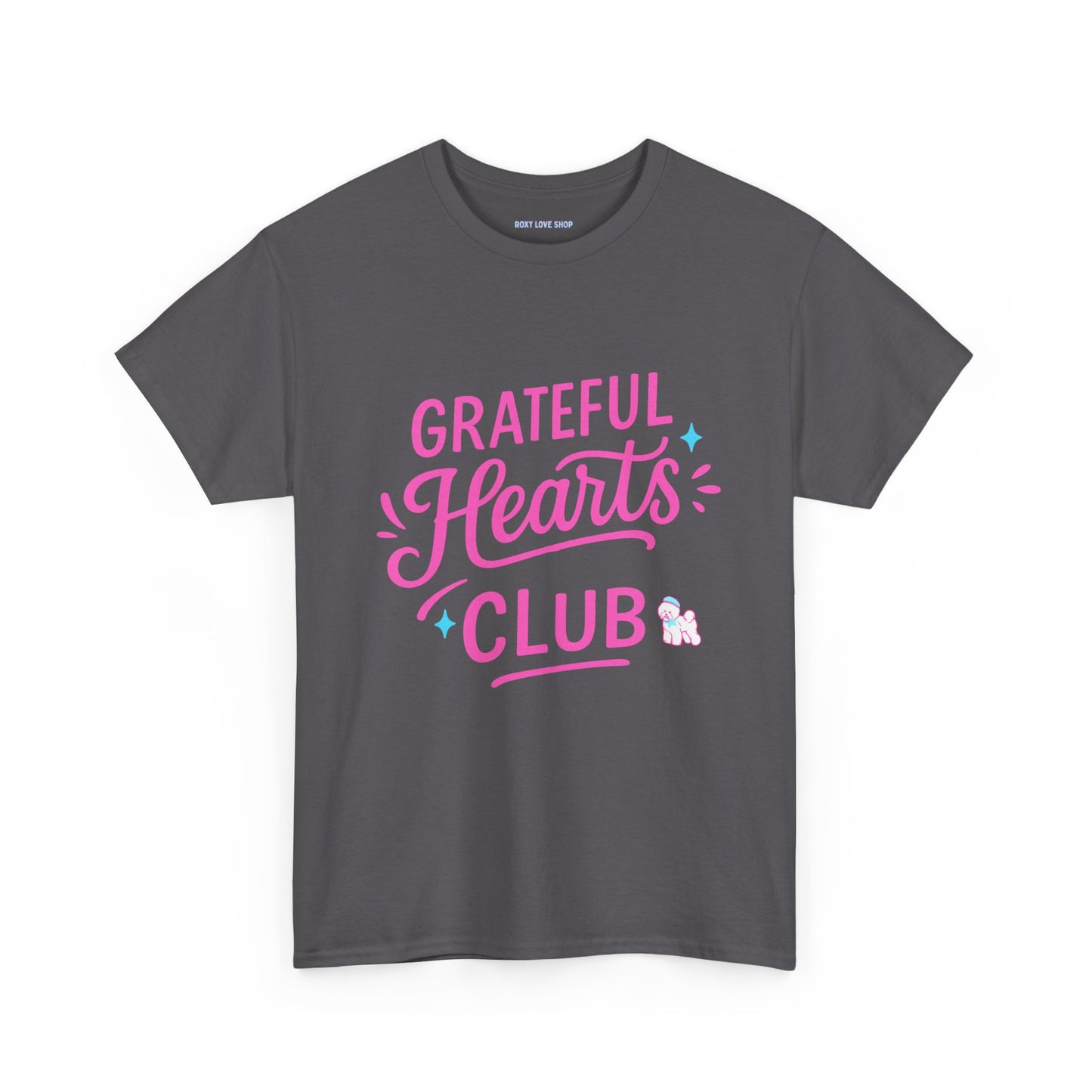Grateful Hearts Club T-Shirt — Positive Vibes Graphic Tee