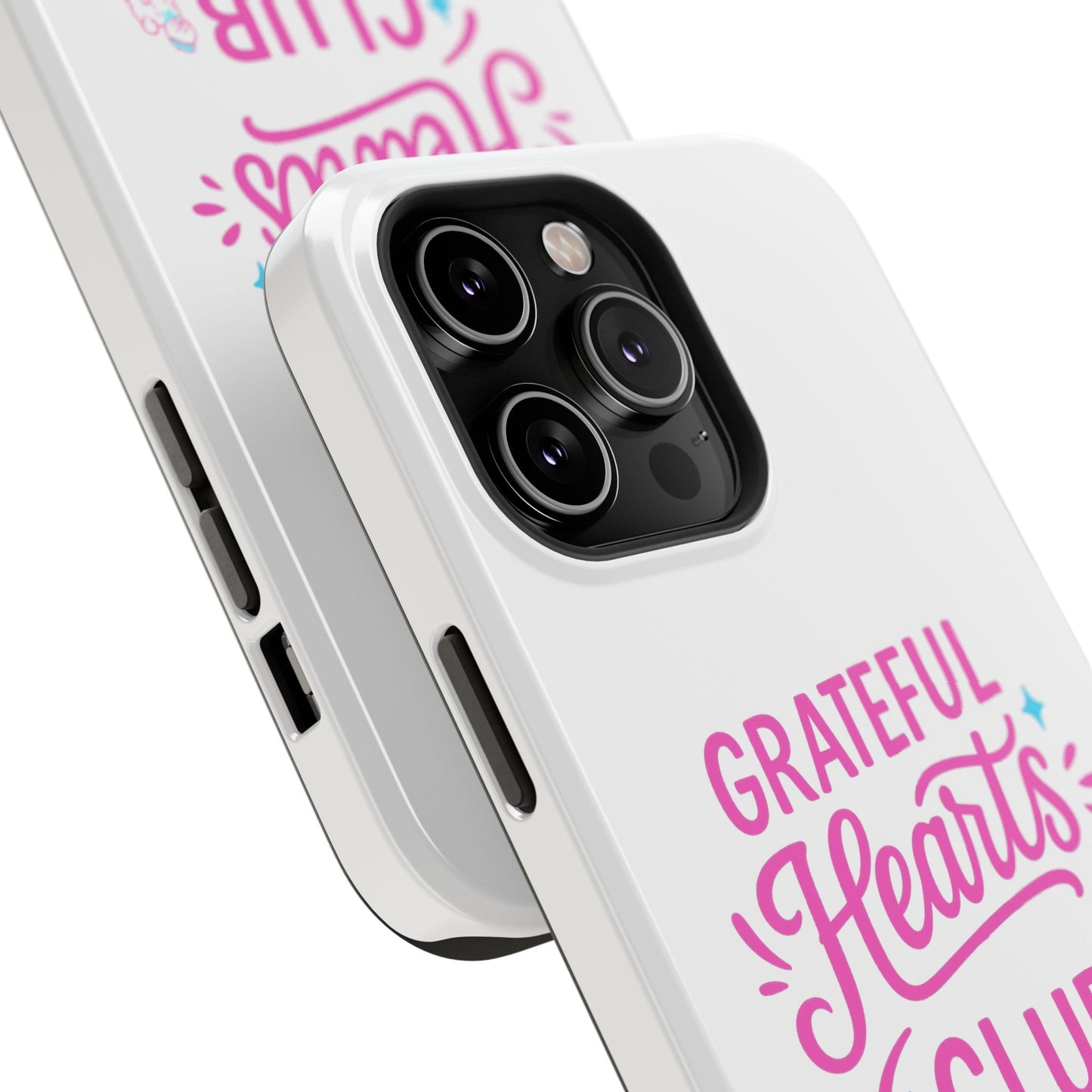 Phone Case — "Grateful Hearts Club" Impact‑Resistant Protective Case