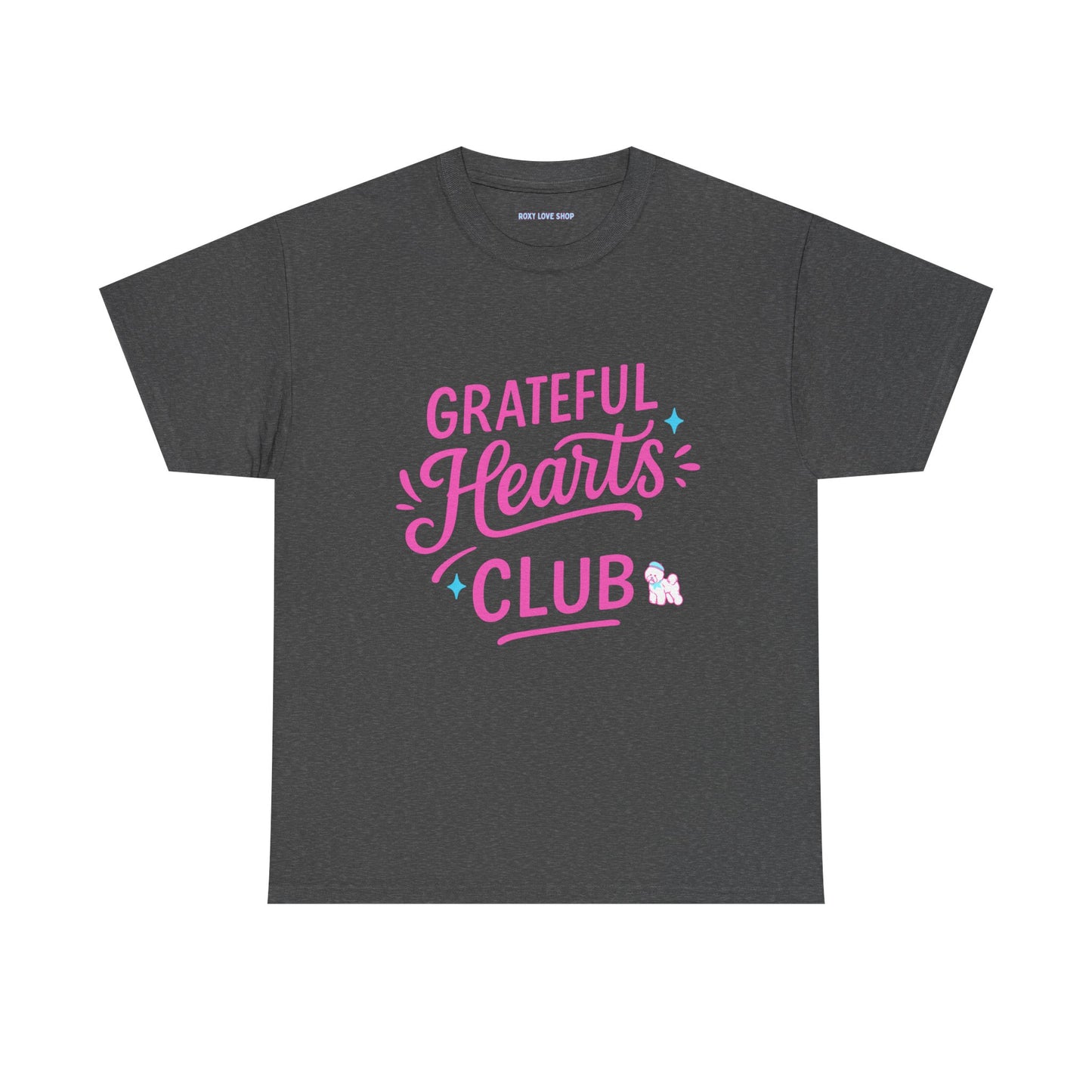Grateful Hearts Club T-Shirt — Positive Vibes Graphic Tee