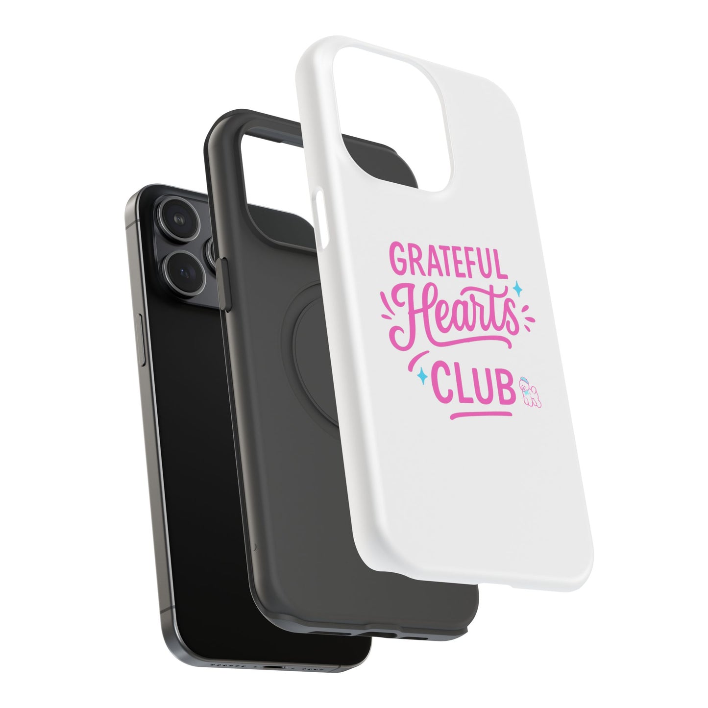 Phone Case — "Grateful Hearts Club" Impact‑Resistant Protective Case