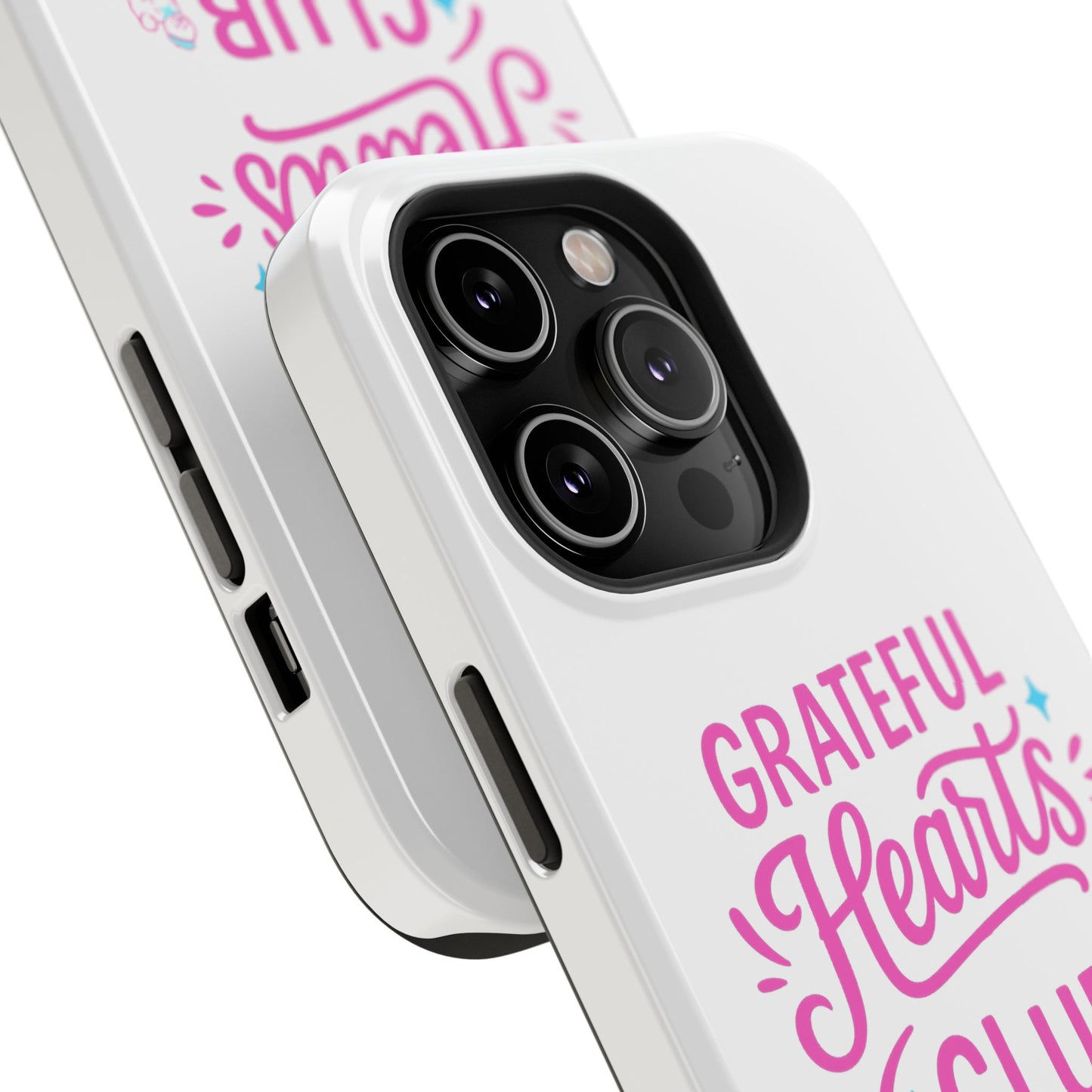 Phone Case — "Grateful Hearts Club" Impact‑Resistant Protective Case