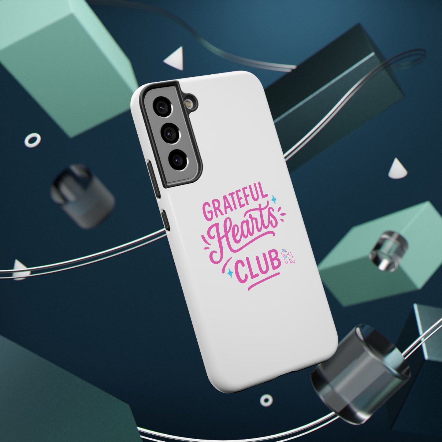 Phone Case — "Grateful Hearts Club" Impact‑Resistant Protective Case
