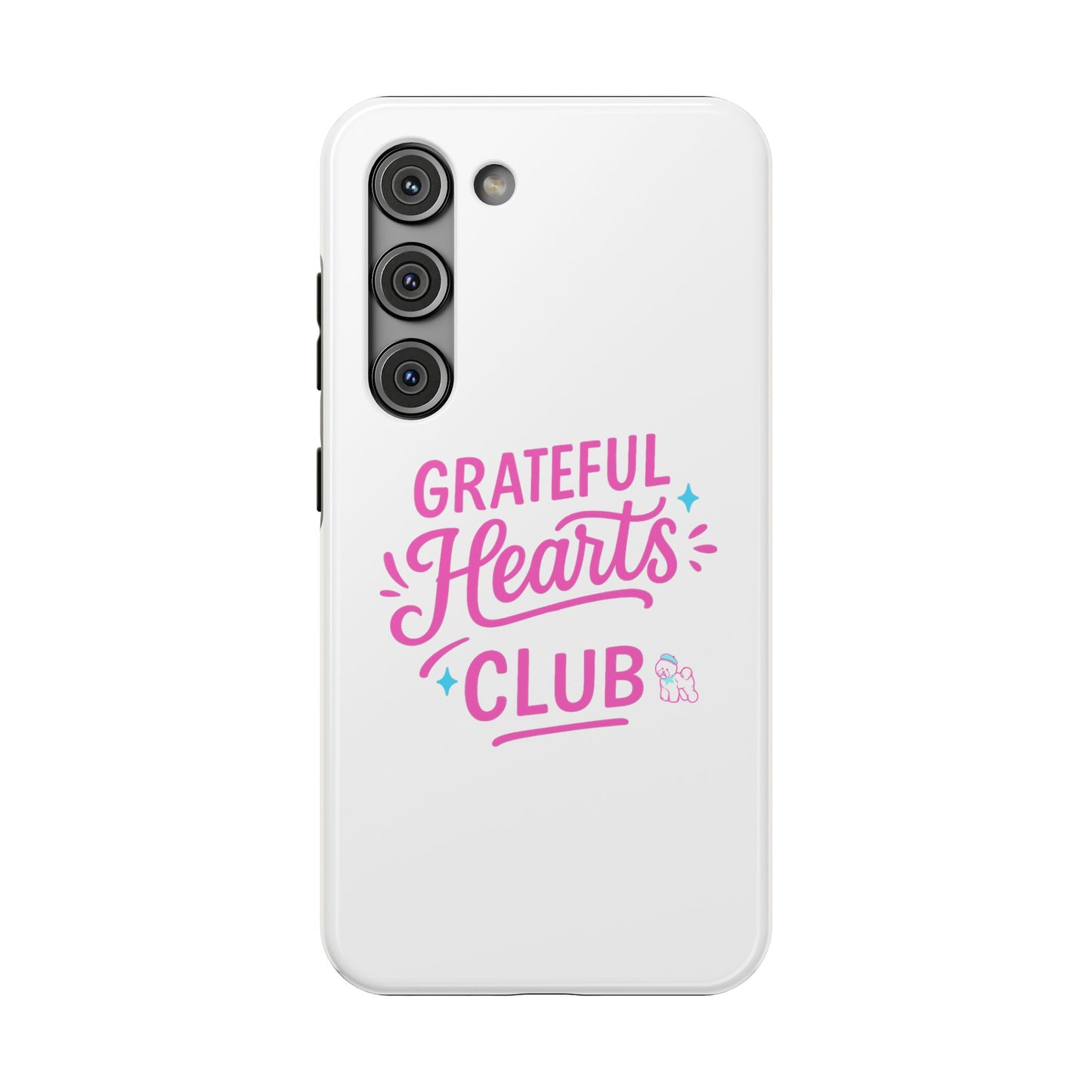 Phone Case — "Grateful Hearts Club" Impact‑Resistant Protective Case