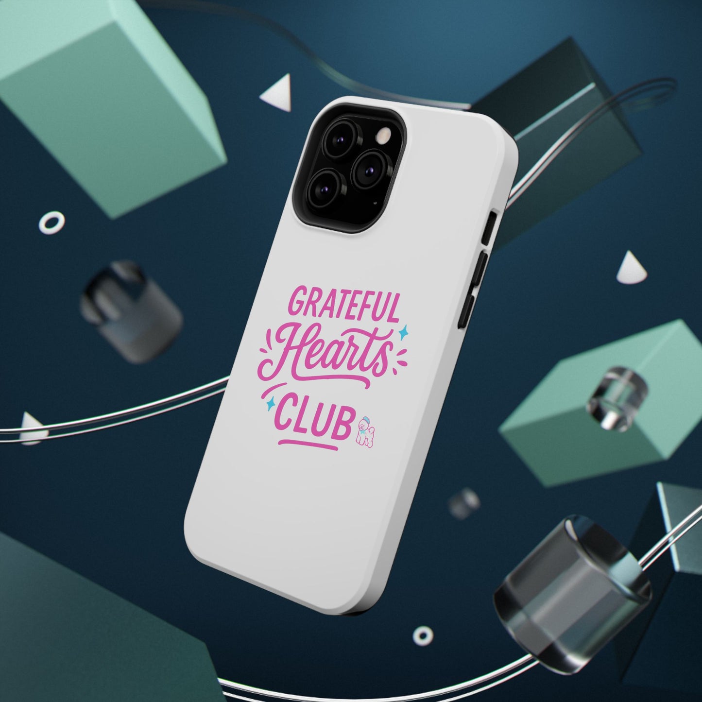 Phone Case — "Grateful Hearts Club" Impact‑Resistant Protective Case