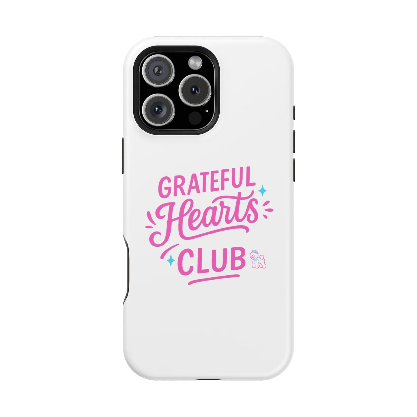 Phone Case — "Grateful Hearts Club" Impact‑Resistant Protective Case
