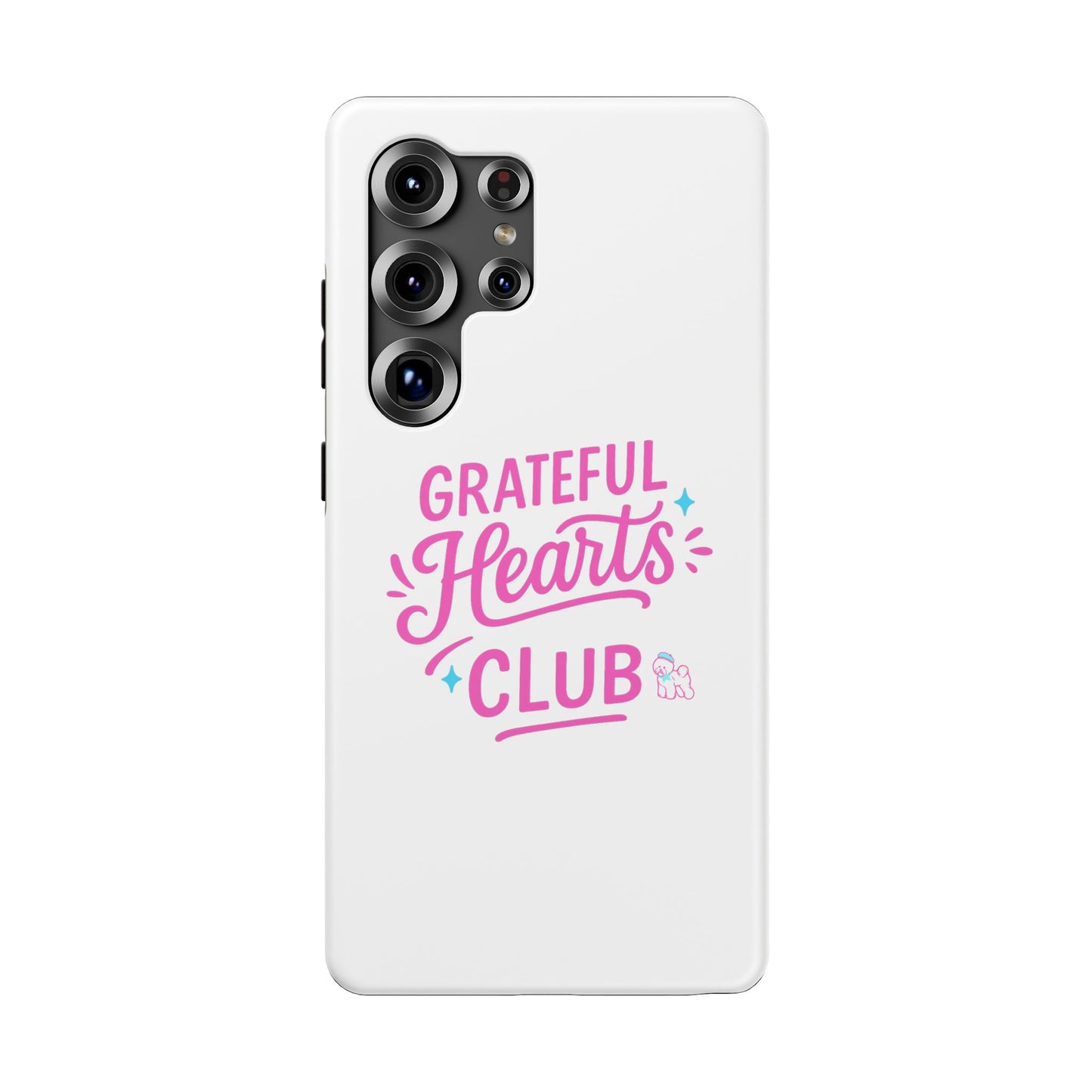 Phone Case — "Grateful Hearts Club" Impact‑Resistant Protective Case