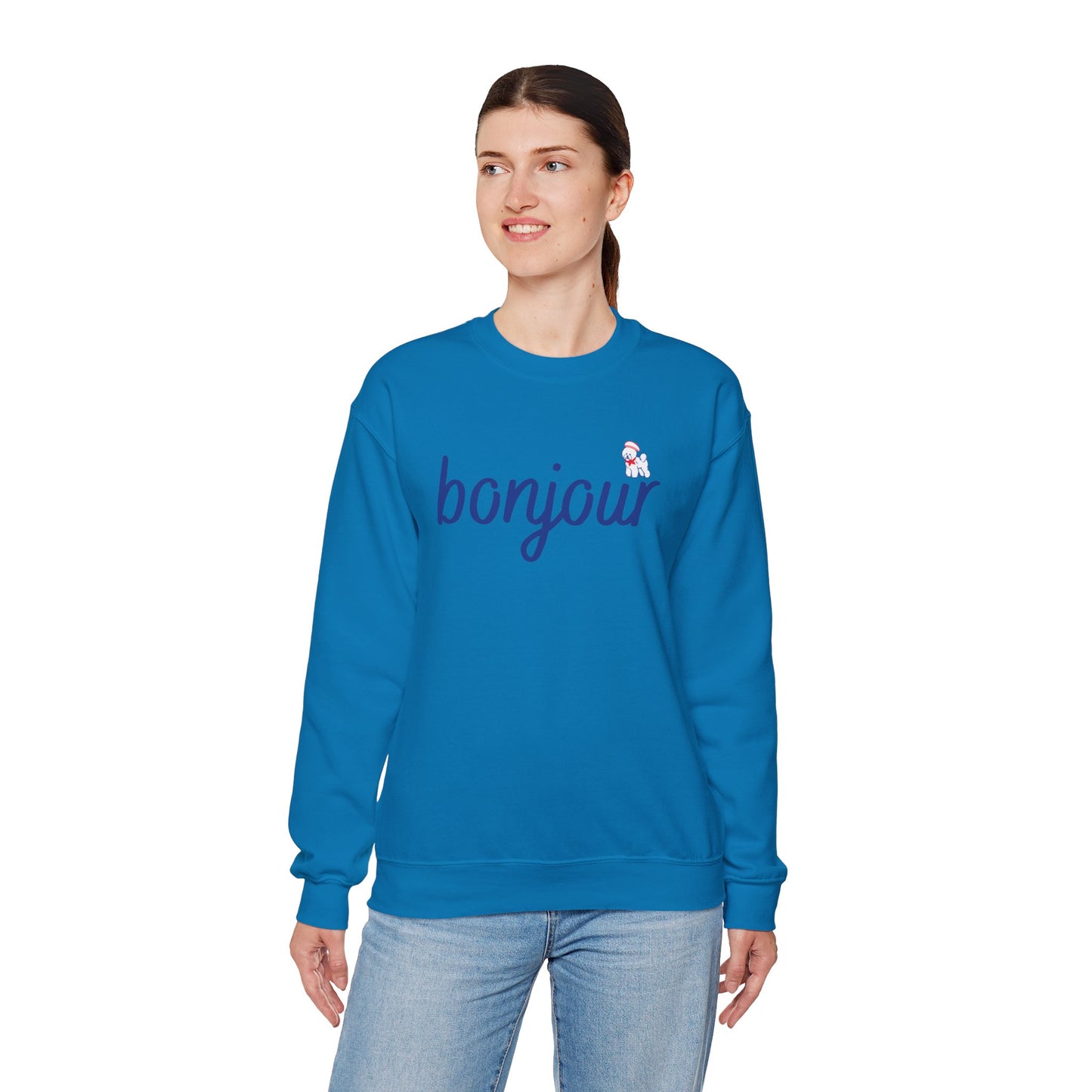 Bonjour Unisex Heavy Blend™ Crewneck Sweatshirt