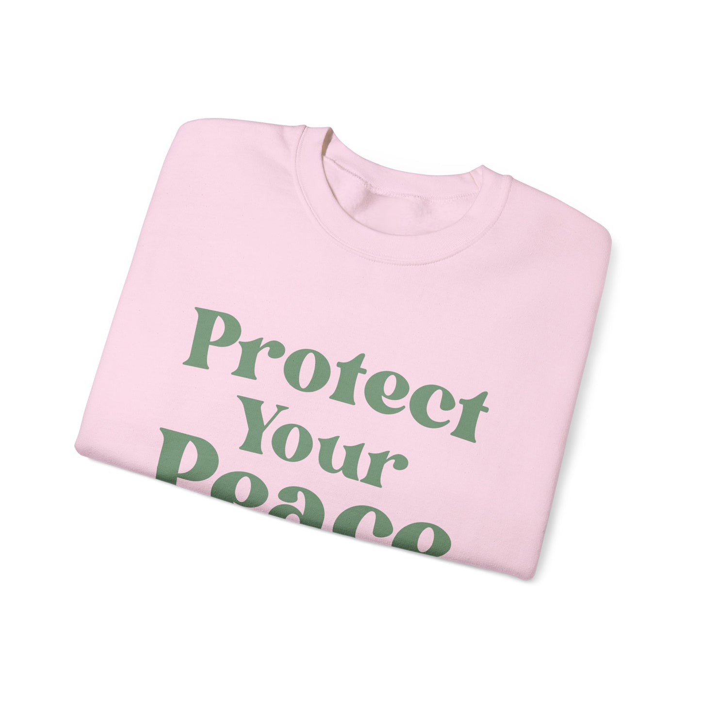 Protect Your Peace Sweatshirt — Cozy Crewneck for Self-Care & Mindfulness
