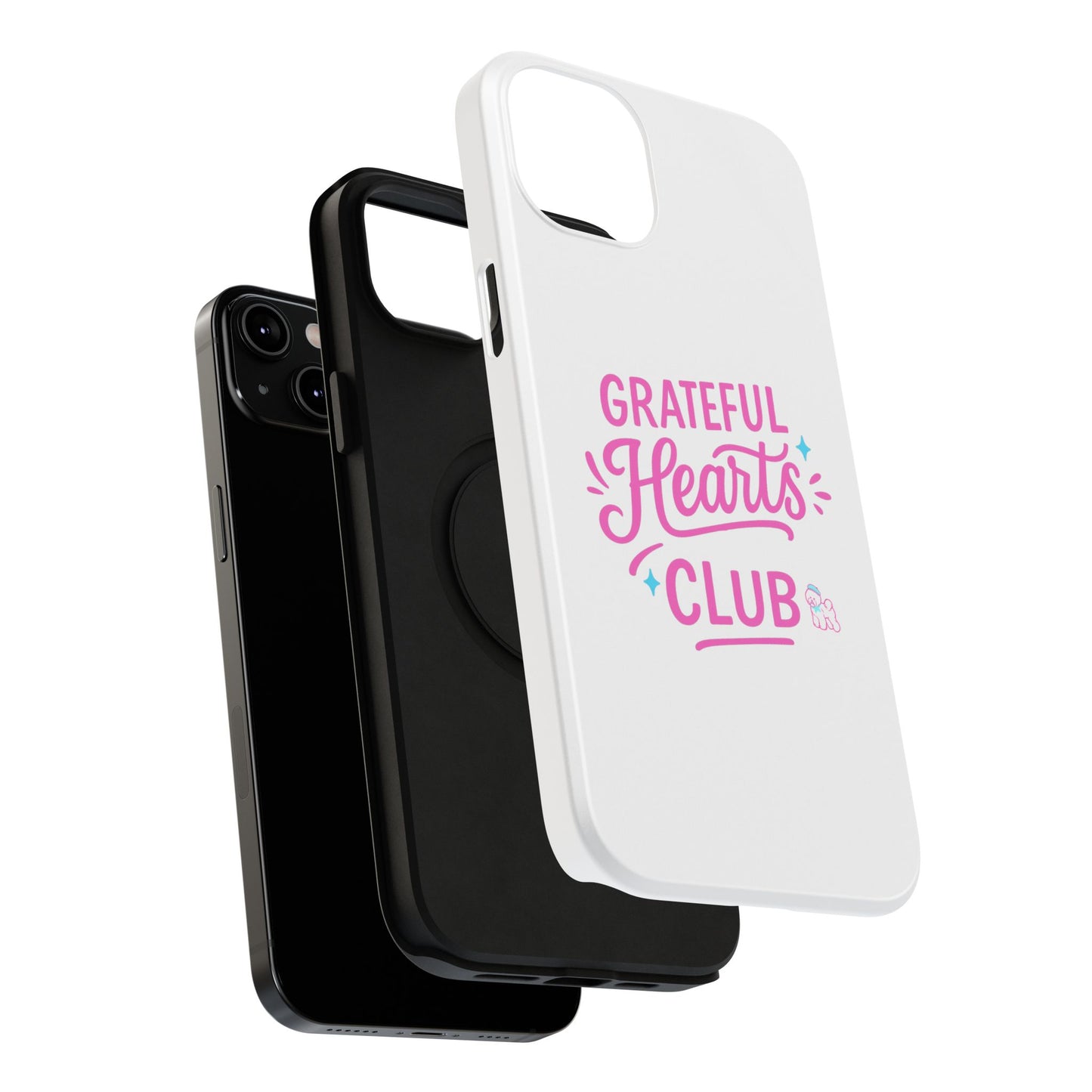 Phone Case — "Grateful Hearts Club" Impact‑Resistant Protective Case
