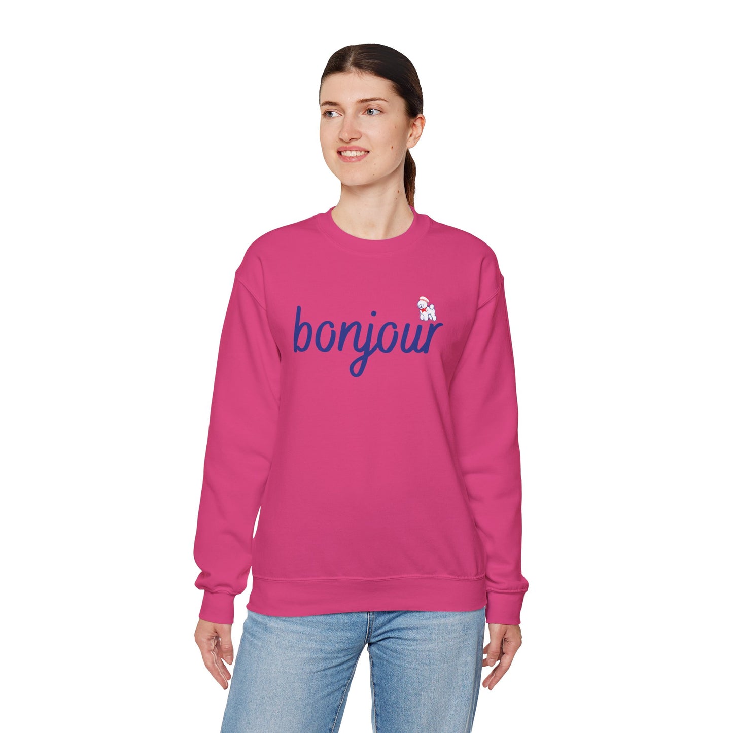 Bonjour Unisex Heavy Blend™ Crewneck Sweatshirt