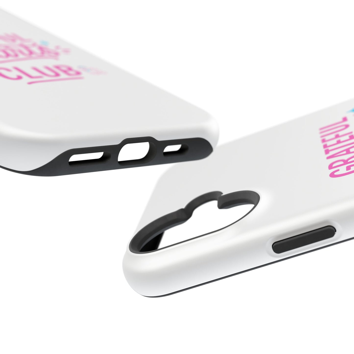 Phone Case — "Grateful Hearts Club" Impact‑Resistant Protective Case