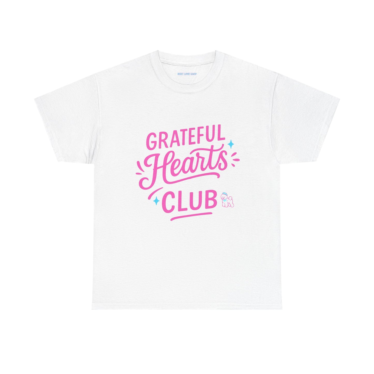 Grateful Hearts Club T-Shirt — Positive Vibes Graphic Tee