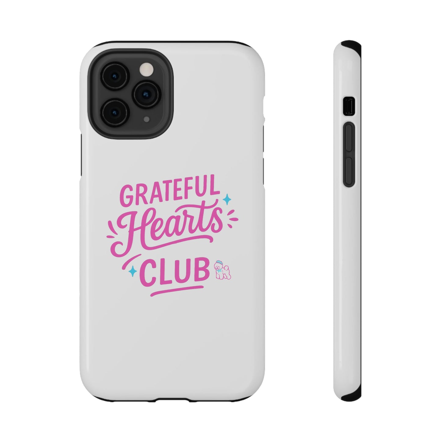 Phone Case — "Grateful Hearts Club" Impact‑Resistant Protective Case