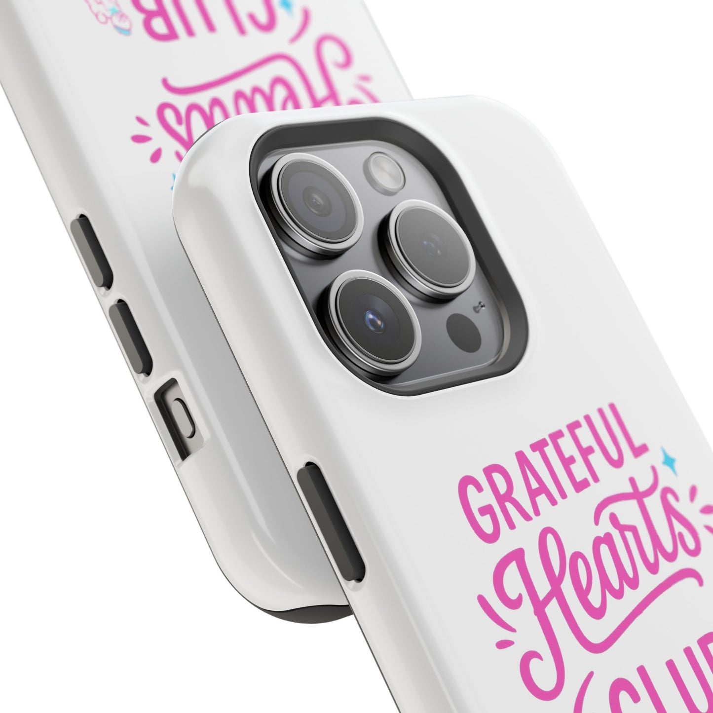 Phone Case — "Grateful Hearts Club" Impact‑Resistant Protective Case
