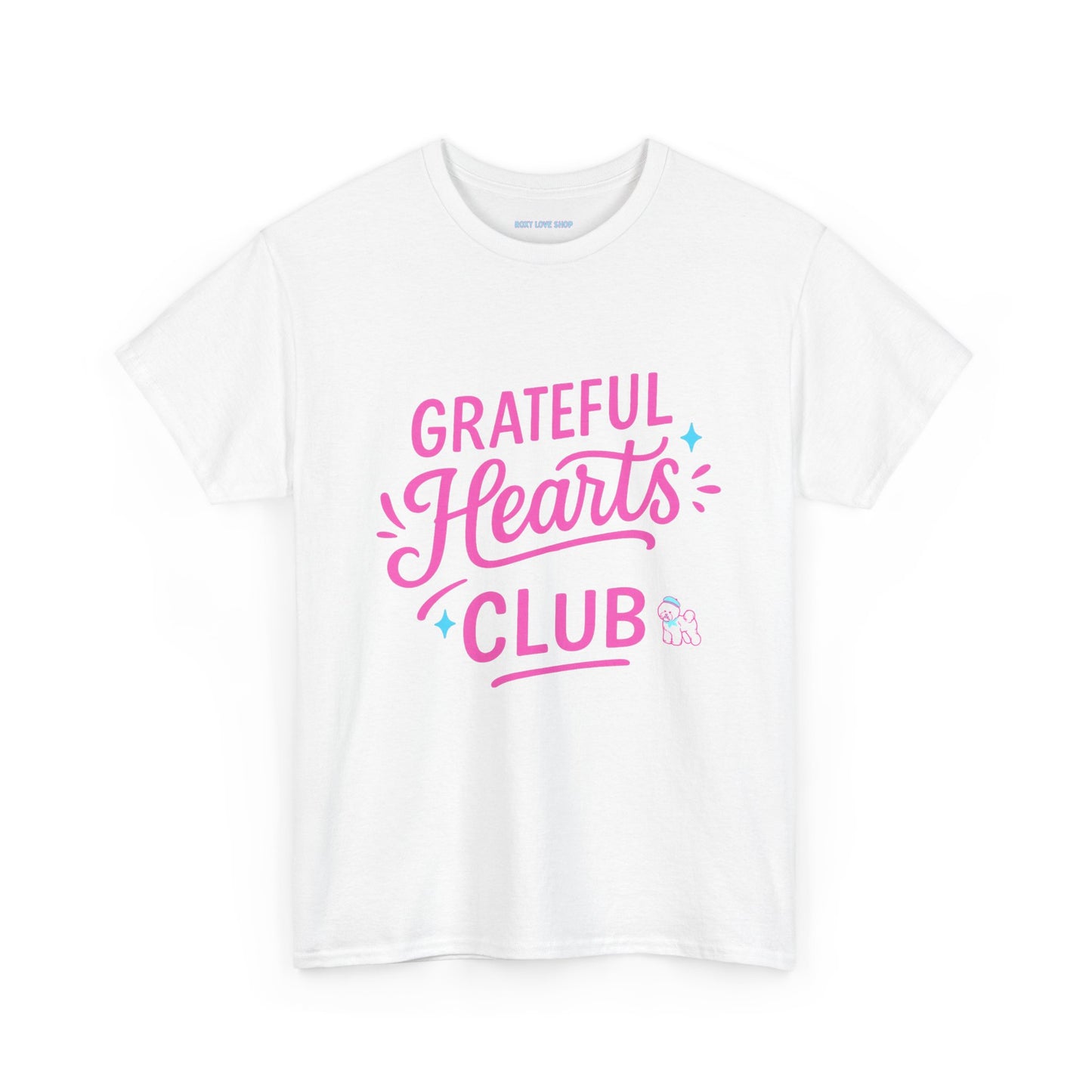 Grateful Hearts Club T-Shirt — Positive Vibes Graphic Tee
