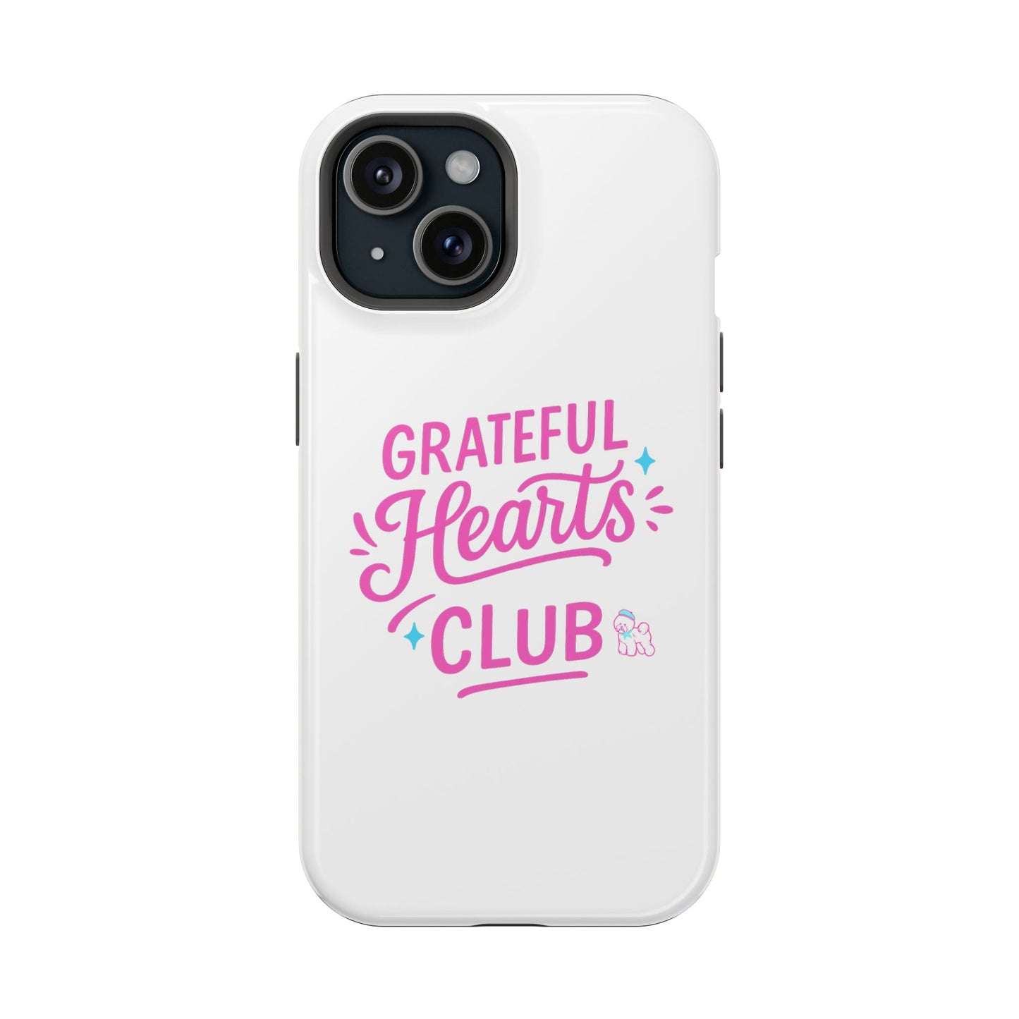 Phone Case — "Grateful Hearts Club" Impact‑Resistant Protective Case
