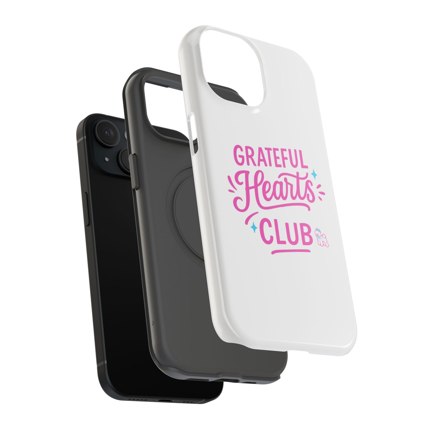 Phone Case — "Grateful Hearts Club" Impact‑Resistant Protective Case