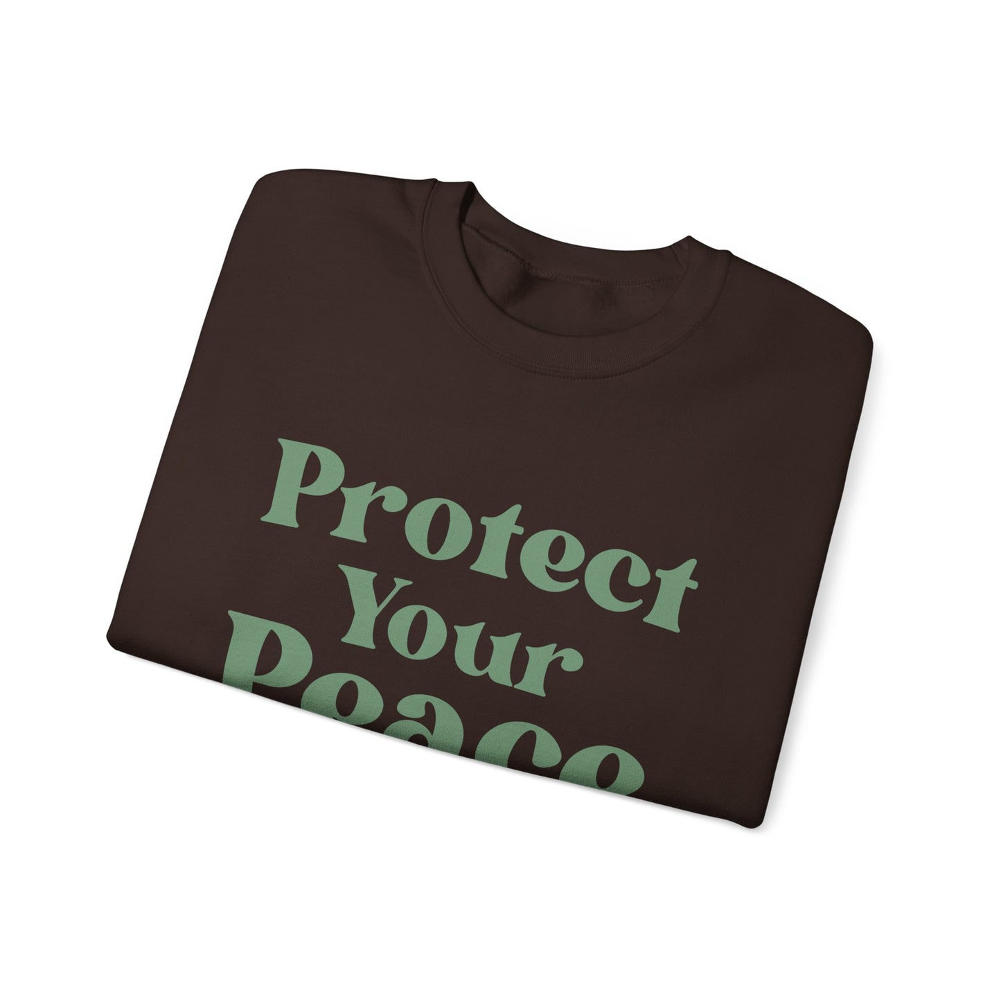 Protect Your Peace Sweatshirt — Cozy Crewneck for Self-Care & Mindfulness