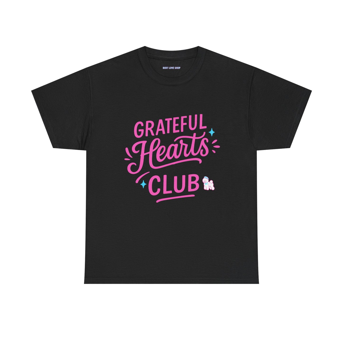 Grateful Hearts Club T-Shirt — Positive Vibes Graphic Tee