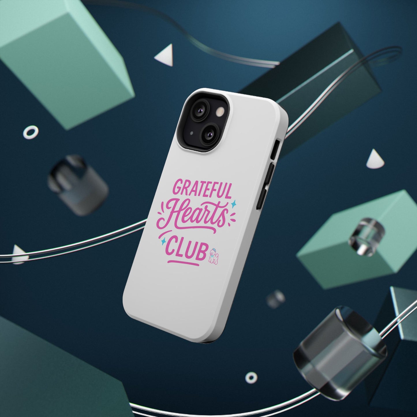 Phone Case — "Grateful Hearts Club" Impact‑Resistant Protective Case