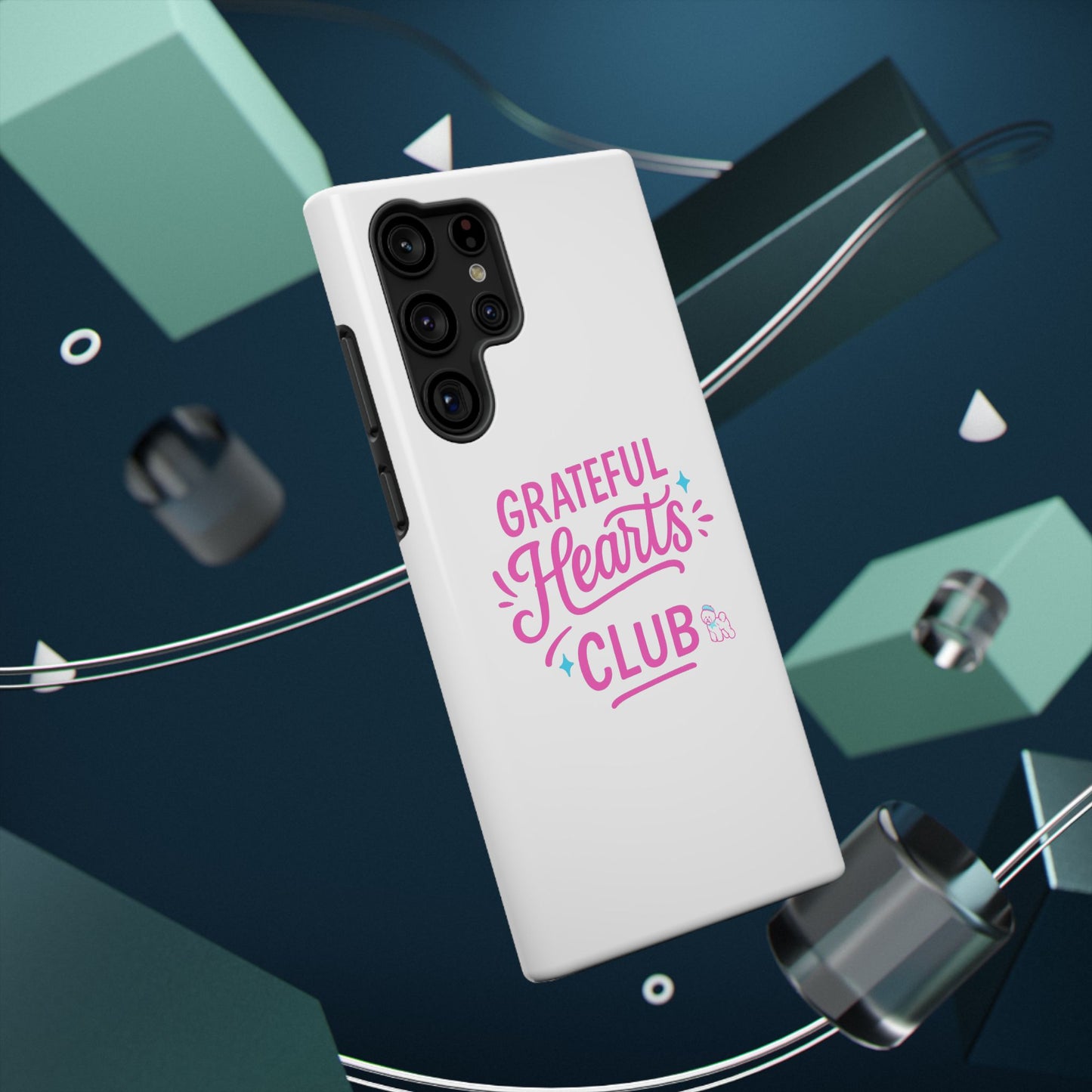 Phone Case — "Grateful Hearts Club" Impact‑Resistant Protective Case