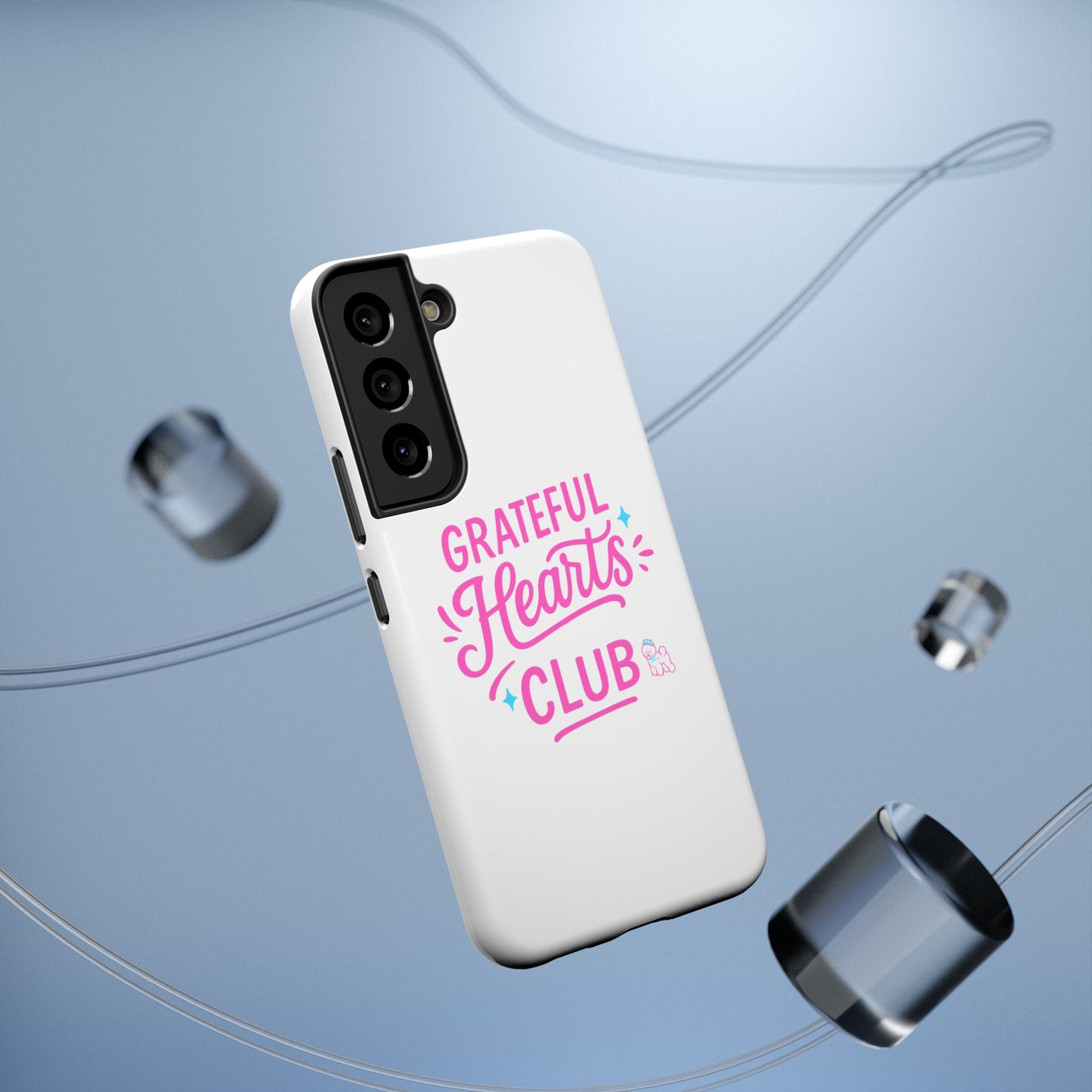 Phone Case — "Grateful Hearts Club" Impact‑Resistant Protective Case