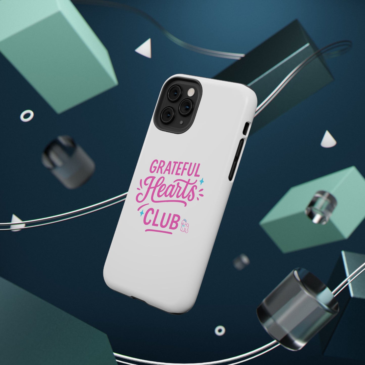 Phone Case — "Grateful Hearts Club" Impact‑Resistant Protective Case