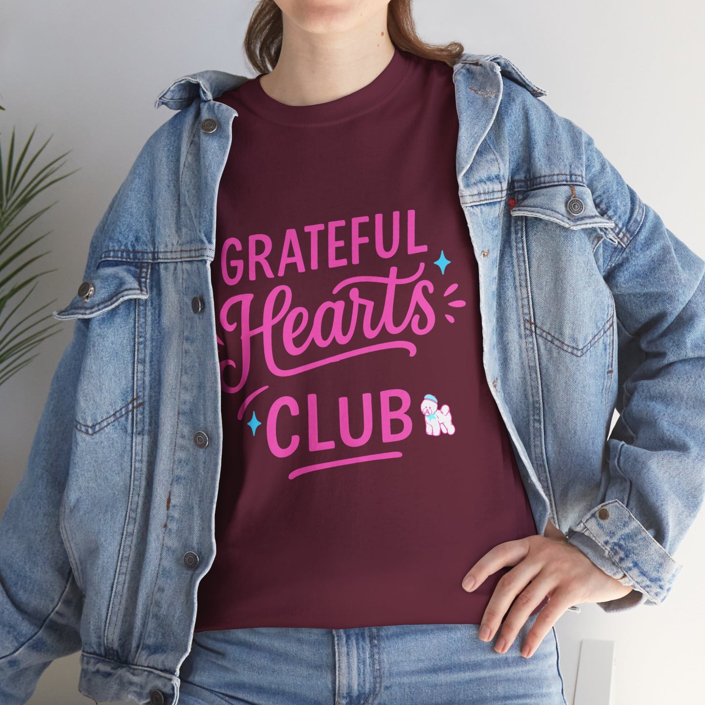 Grateful Hearts Club T-Shirt — Positive Vibes Graphic Tee