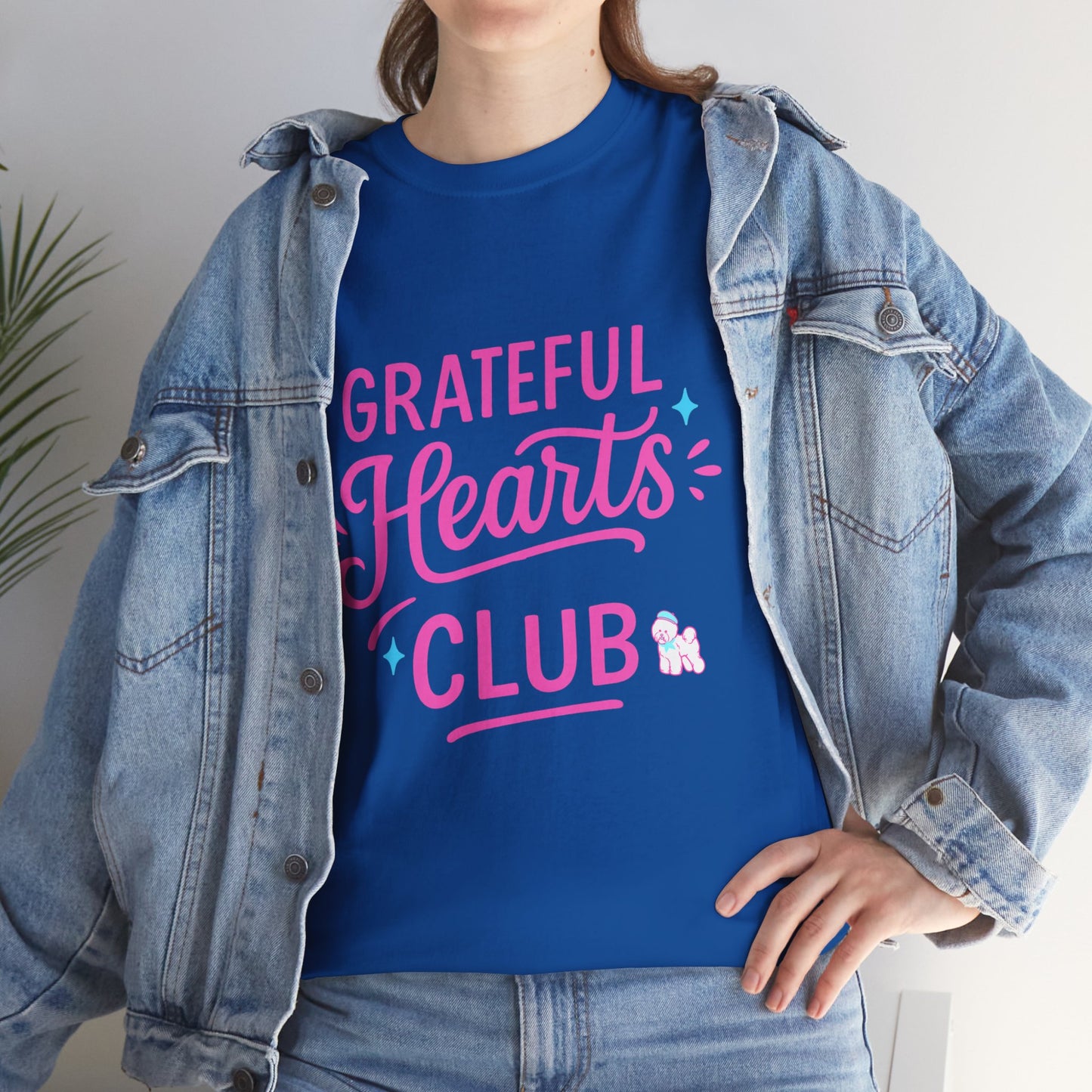 Grateful Hearts Club T-Shirt — Positive Vibes Graphic Tee