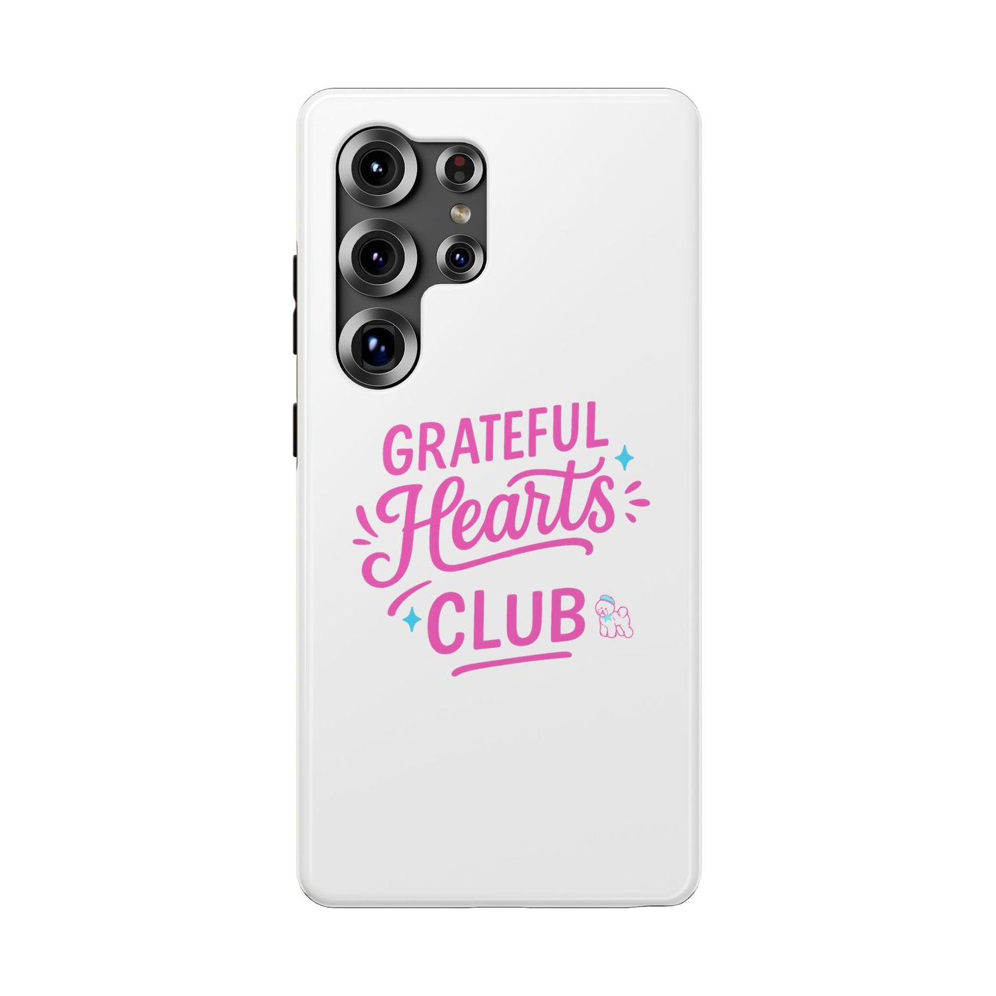 Phone Case — "Grateful Hearts Club" Impact‑Resistant Protective Case