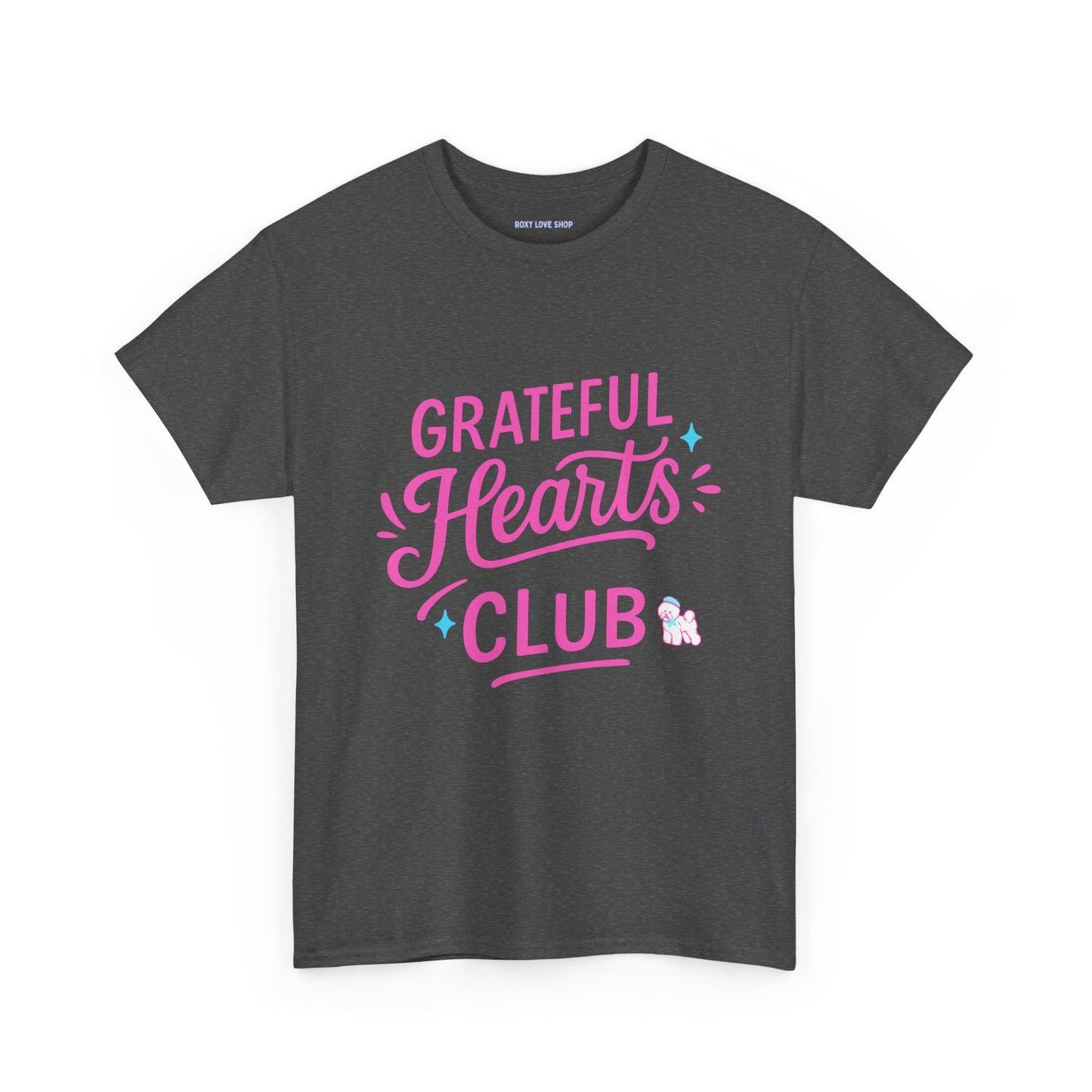 Grateful Hearts Club T-Shirt — Positive Vibes Graphic Tee