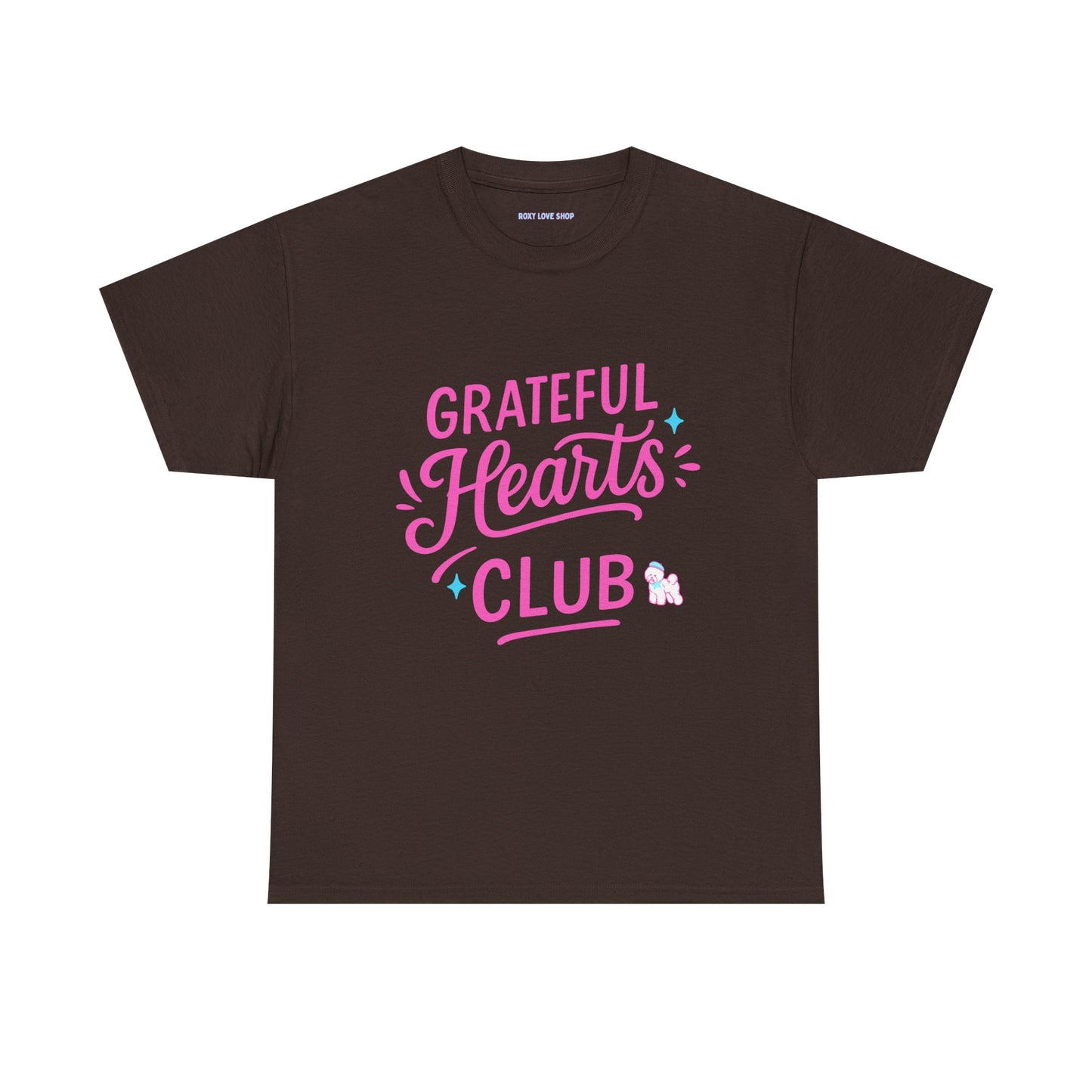 Grateful Hearts Club T-Shirt — Positive Vibes Graphic Tee