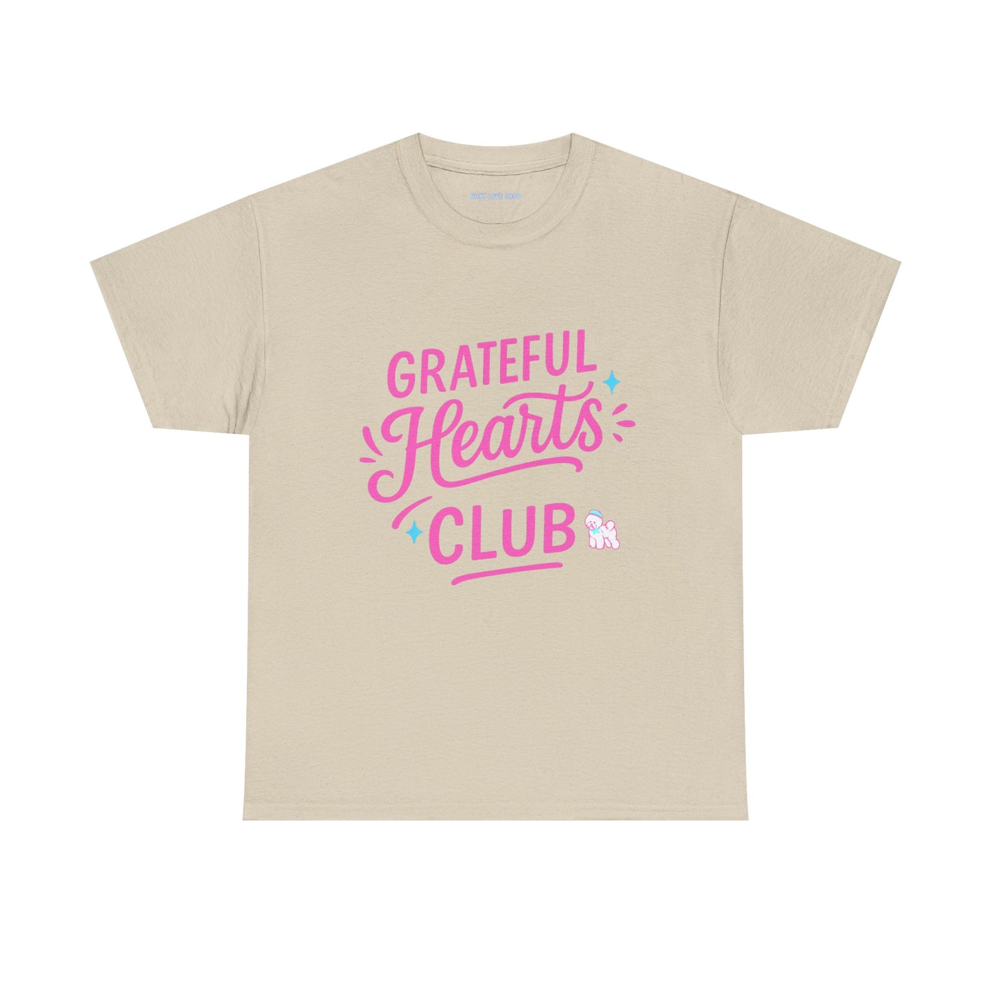 Grateful Hearts Club T-Shirt — Positive Vibes Graphic Tee