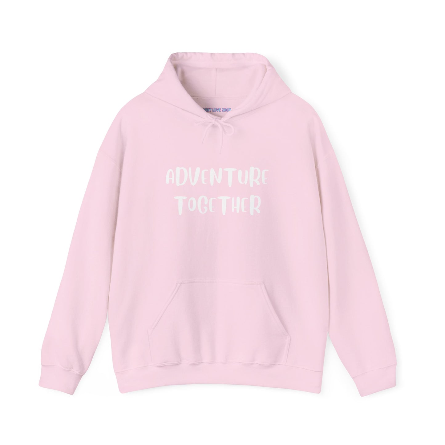 🌍 Adventure Together Hoodie | Embroidered Cozy Unisex Hooded Sweatshirt for All Occasions, Gift for Him/Her, Comfy Apparel, Winter Wardrobe Essential, Casual Chic